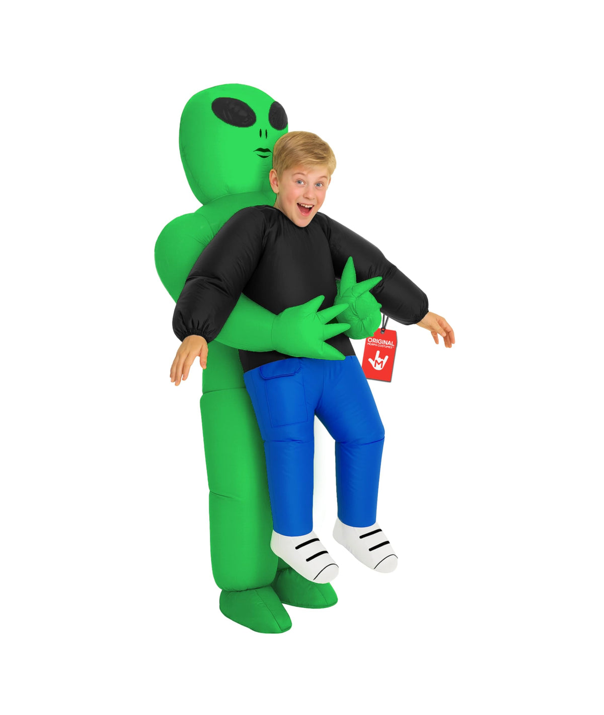Morph Kids Alien Costume – Inflatable Alien Costume for Kids | Boys Blow-Up Costume