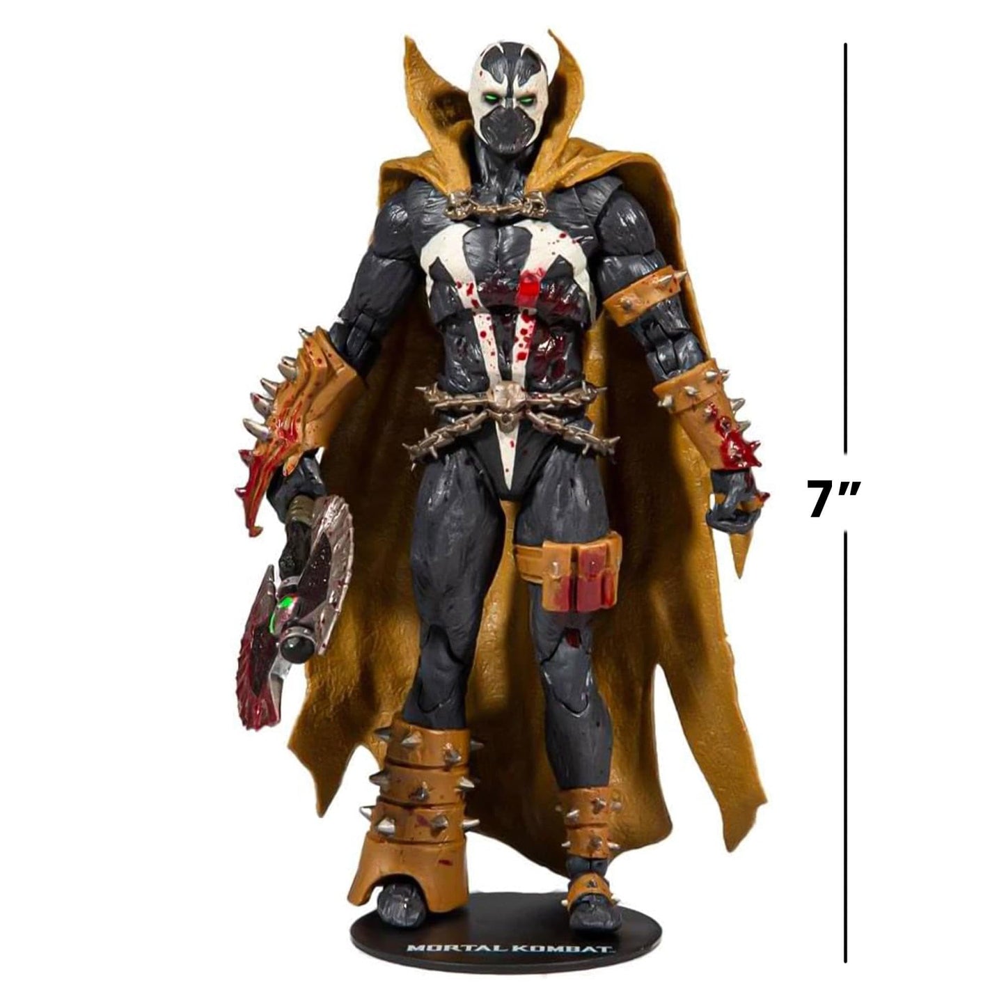 McFarlane Toys Mortal Kombat Spawn Bloody Classic 7-Inch Action Figure with Accessories