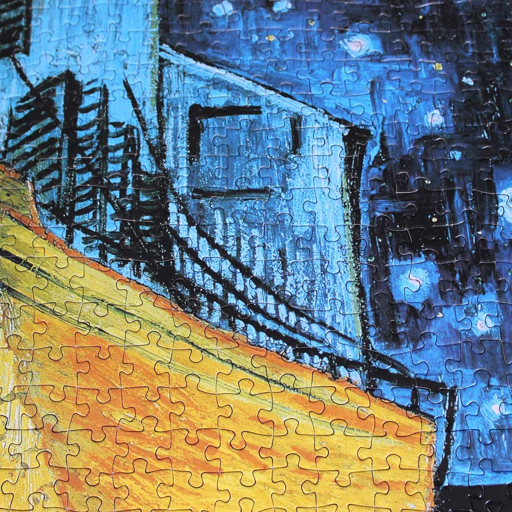 Moruska Cafe Terrace at Night 1000-Piece Puzzle | Vincent van Gogh Art for Adults