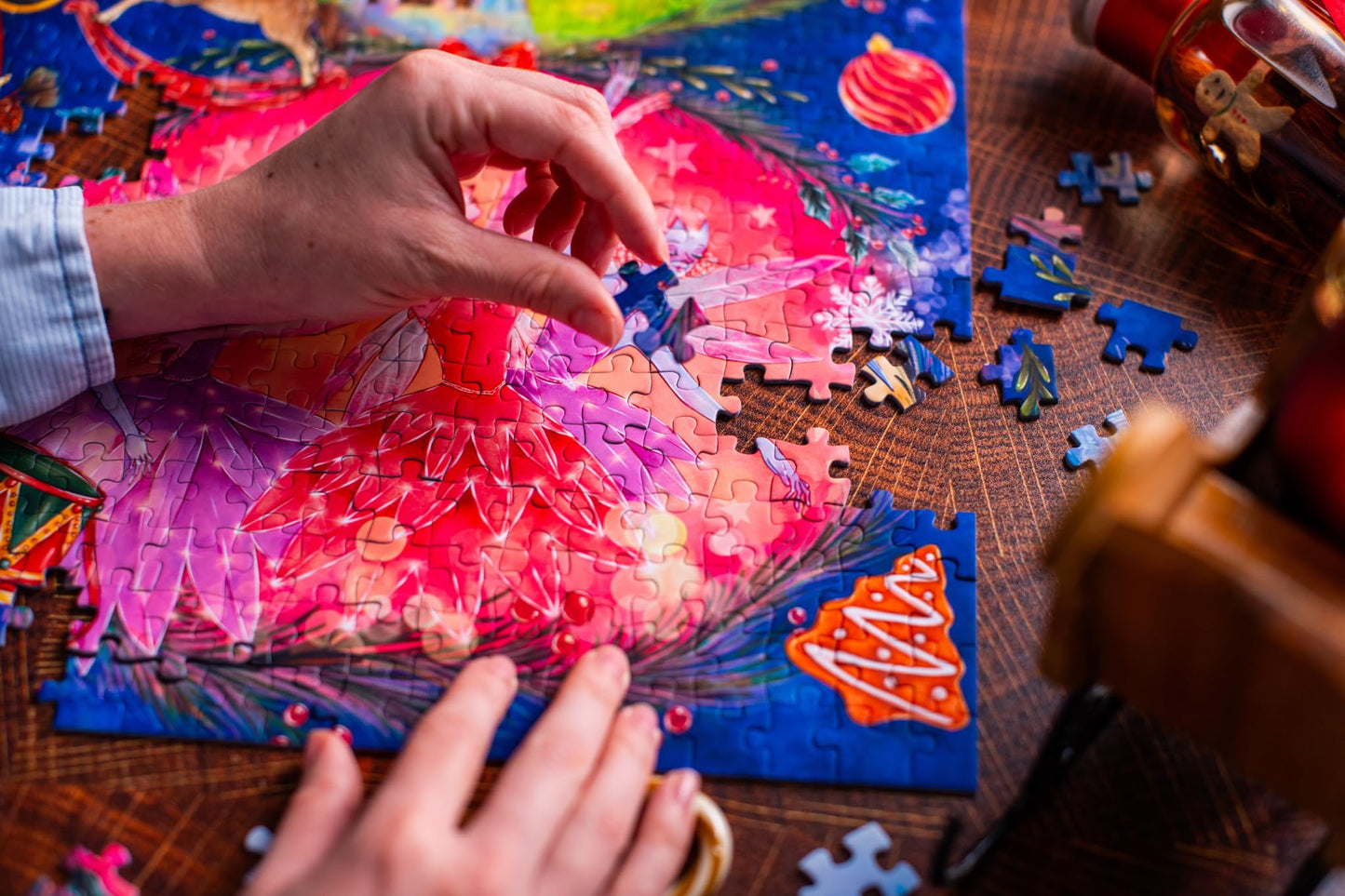Mosaic Puzzles The Nutcracker — 1000-Piece Premium Christmas Puzzle for Adults