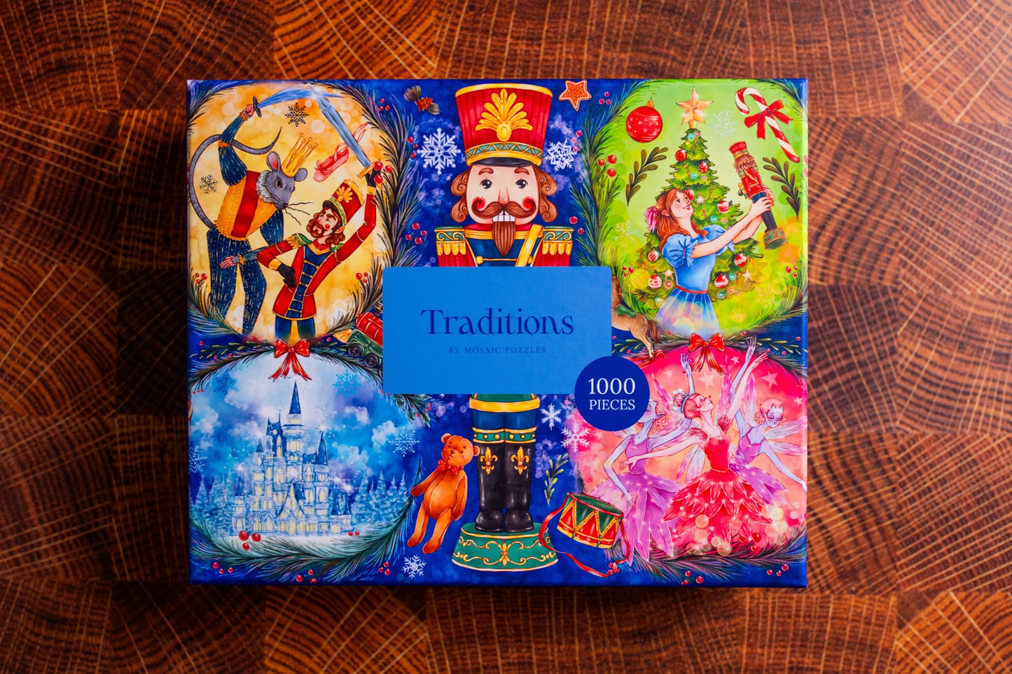 Mosaic Puzzles The Nutcracker — 1000-Piece Premium Christmas Puzzle for Adults