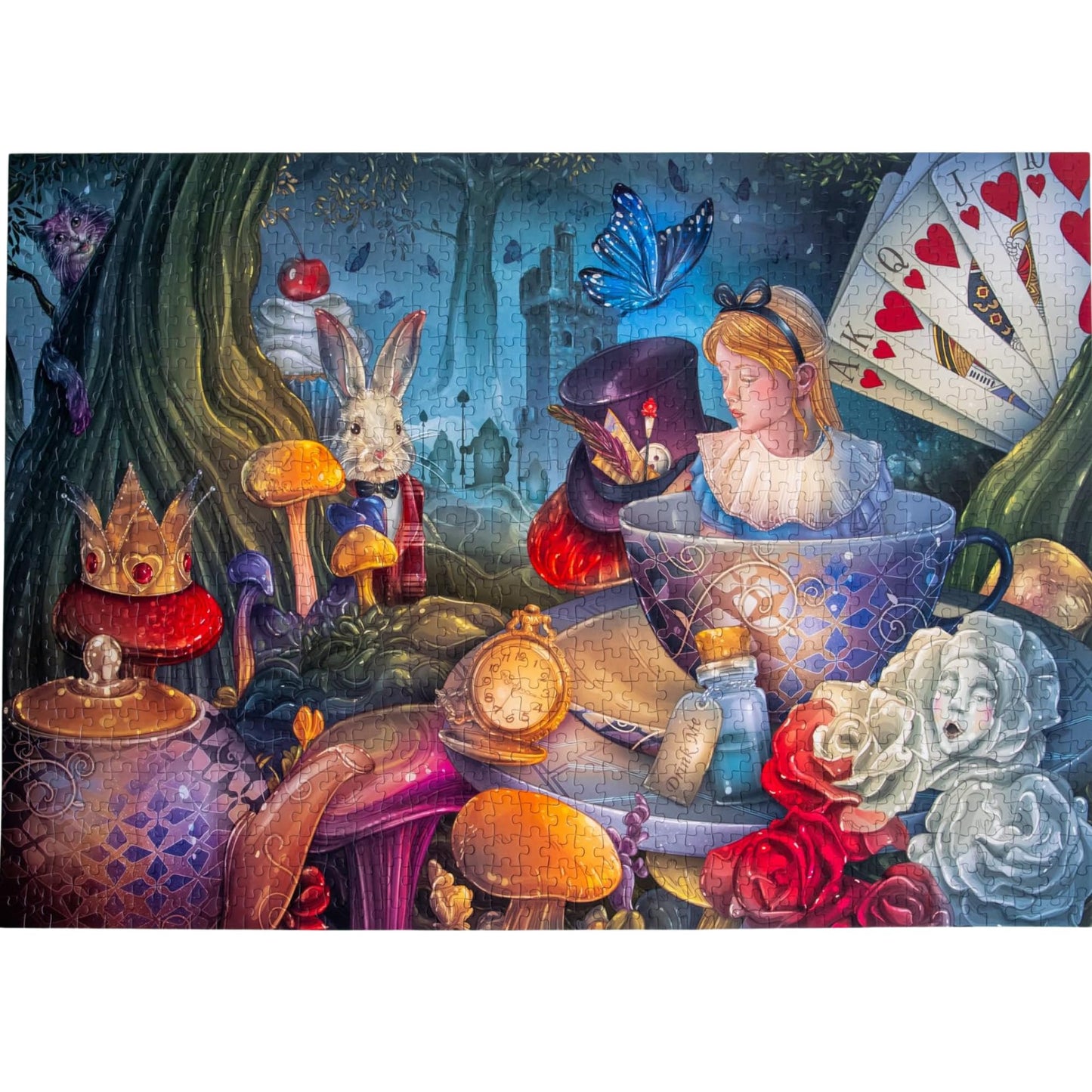 Mosaic Puzzles: Through The Looking Glass – Premium 1000-Piece Jigsaw Puzzle for Adults