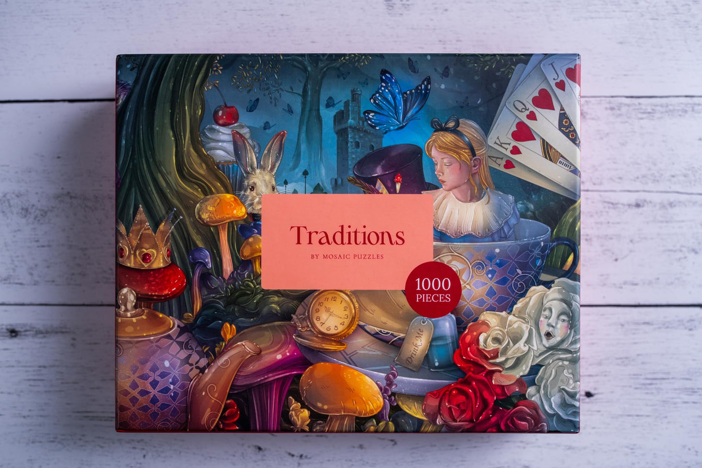 Mosaic Puzzles: Through The Looking Glass – Premium 1000-Piece Jigsaw Puzzle for Adults