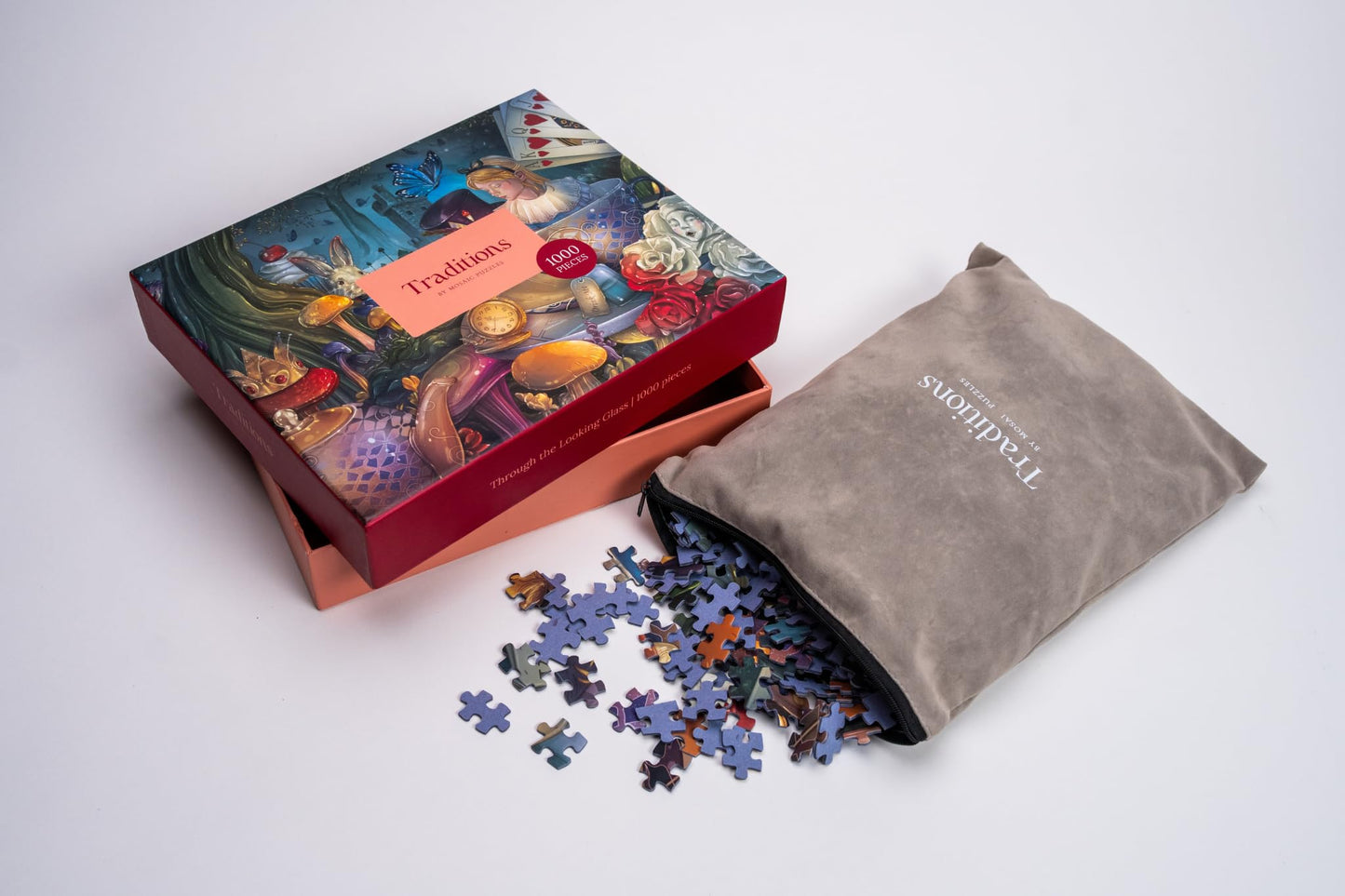 Mosaic Puzzles: Through The Looking Glass – Premium 1000-Piece Jigsaw Puzzle for Adults