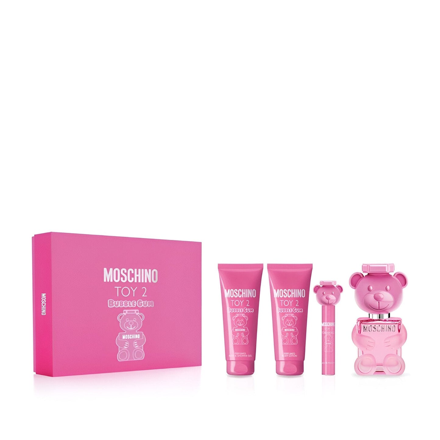 Moschino Toy 2 Bubble Gum Gift Set 50ml EDT + 50ml Body Lotion + 50ml Shower Gel