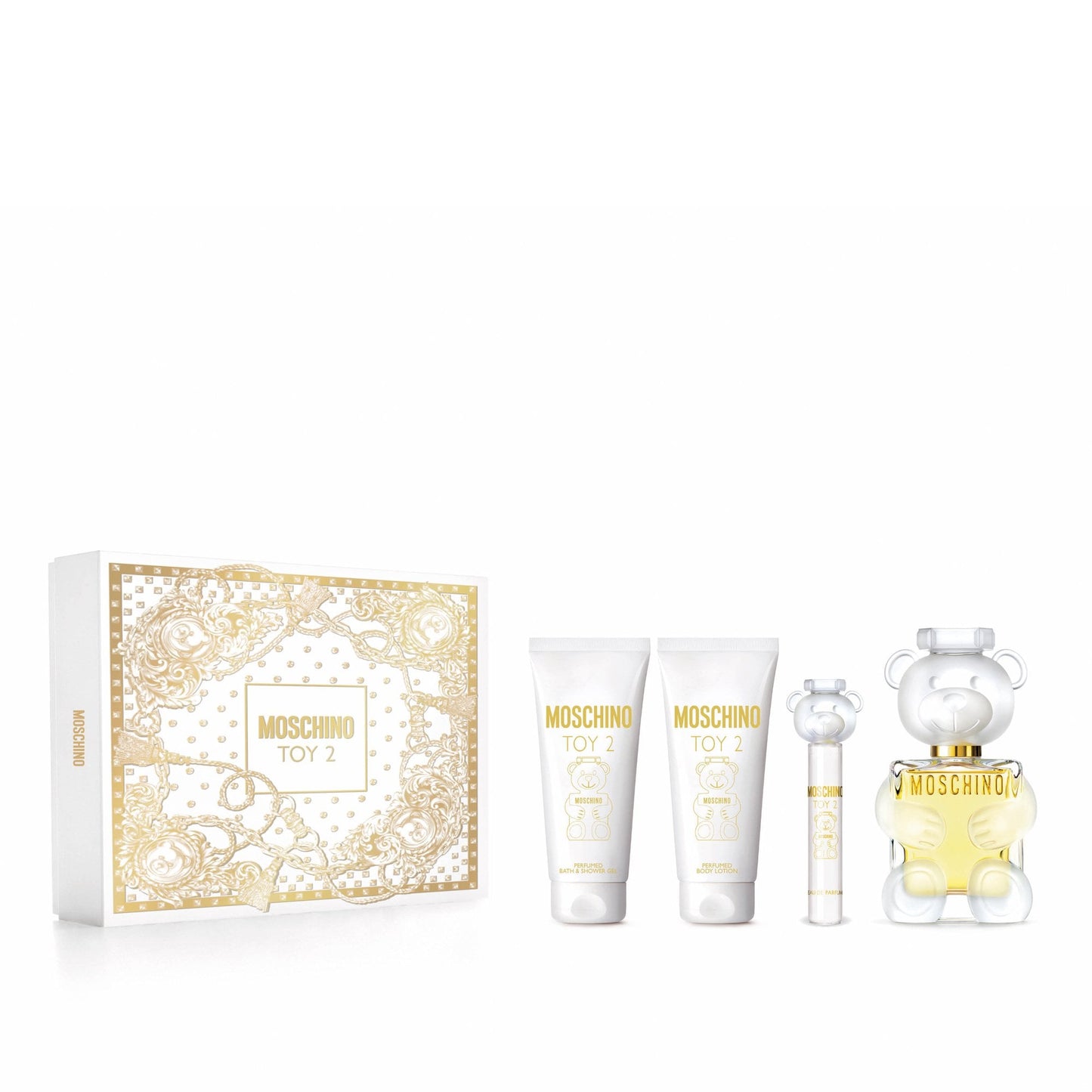 Moschino Toy 2 Gift Set 100ml EDP + 10ml EDP + 100ml Shower Gel + 100ml Body Lotion