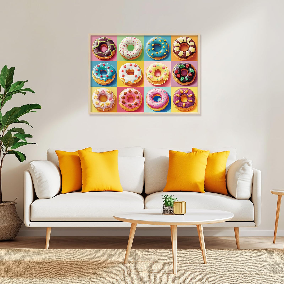 Motiloo 500 Piece Donuts Puzzle – Colorful Donut Jigsaw for Adults & Families | 20 x 14 Inches