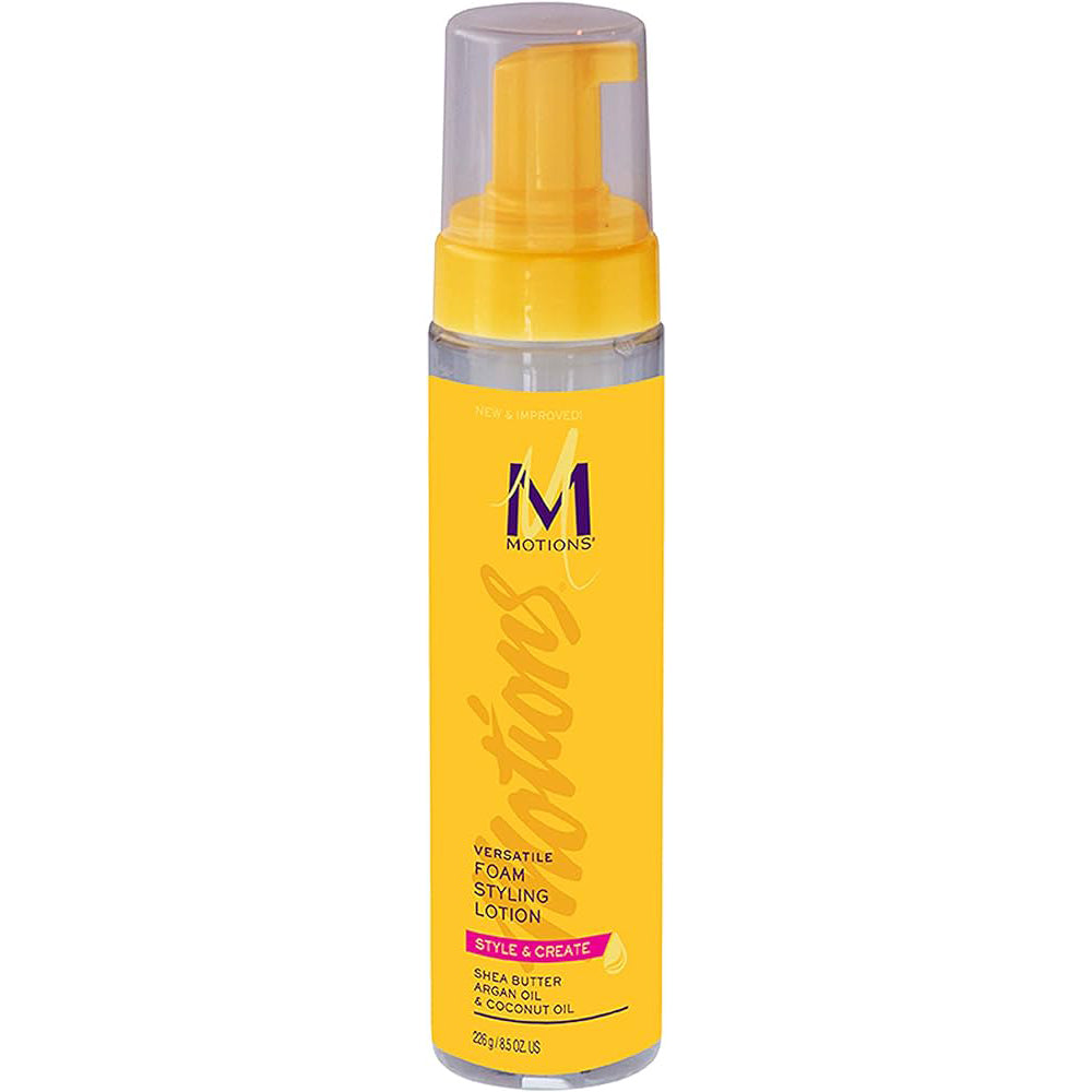 Motions Versatile Foam Styling Lotion Flexible Hold & Brilliant Shine for Dynamic Styles 251 ml/8.49 oz