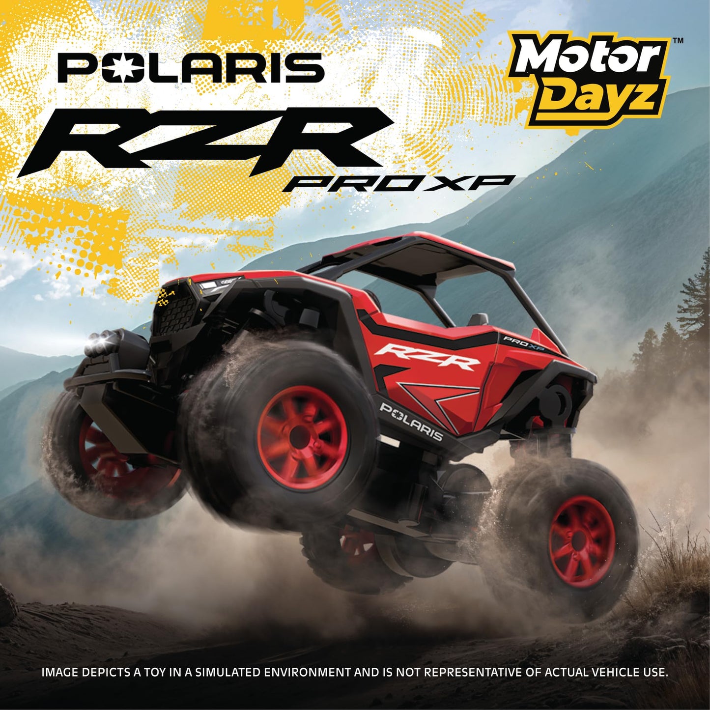 Motor Dayz Polaris RZR RC Car 1:43 Scale • 2WD • 2.4GHz • Jump Ramp Included