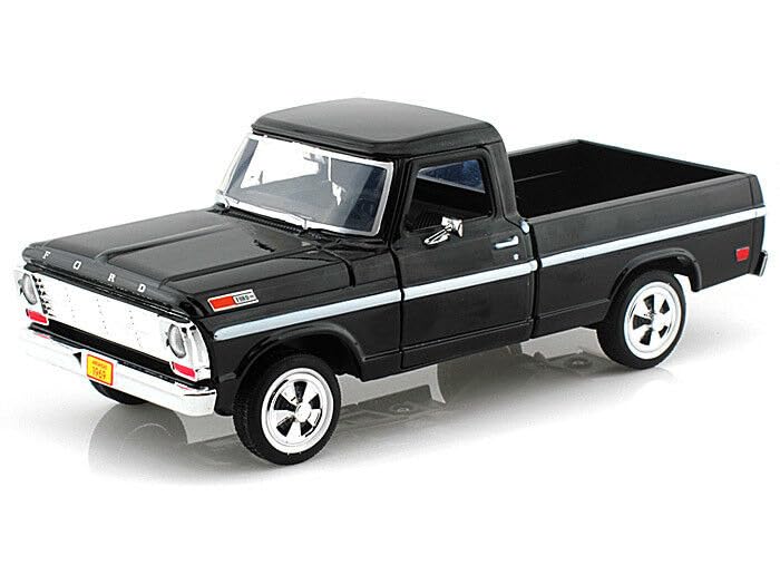 Motormax 1969 F-100 Pickup Truck 1/24 Diecast Model – Licensed