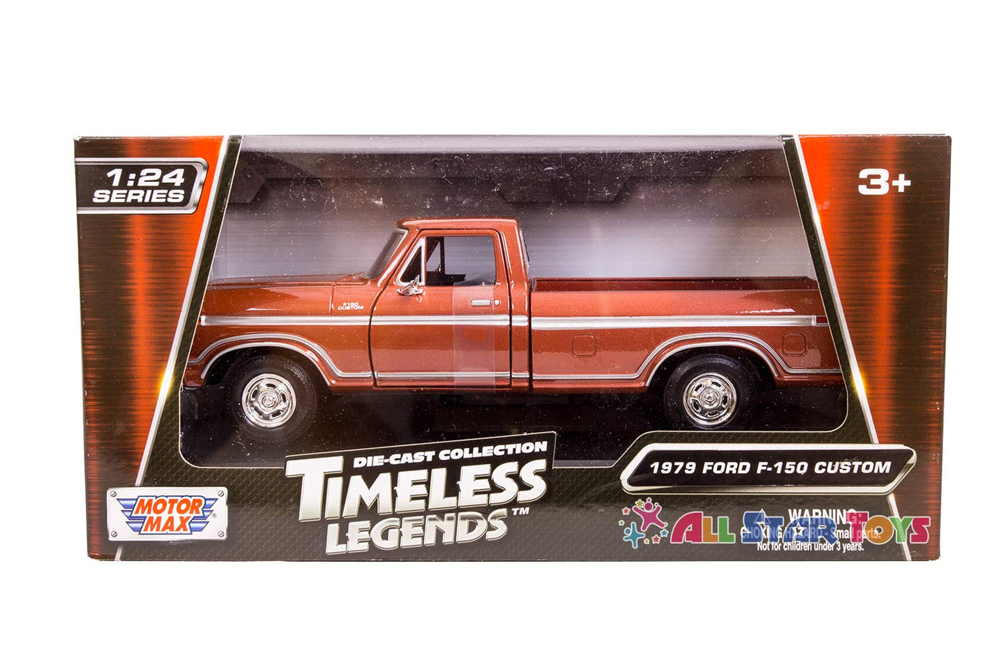 Motormax 1979 Ford F-150 Diecast Model 1:24 – Brown | Official Licensed