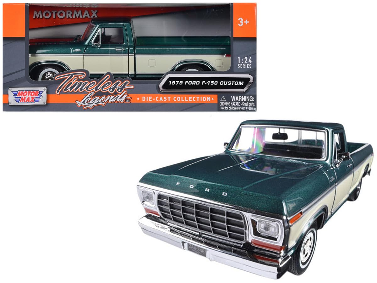 Motormax 1:24 1979 Ford F-150 Pickup Truck Die-Cast Model