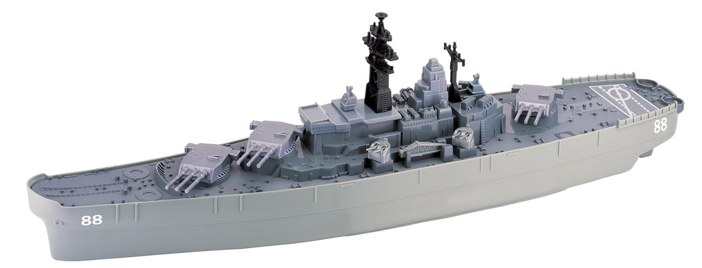Motormax USS Giant Battleship Playset – 28in Deluxe Model with Diecast Aircraft
