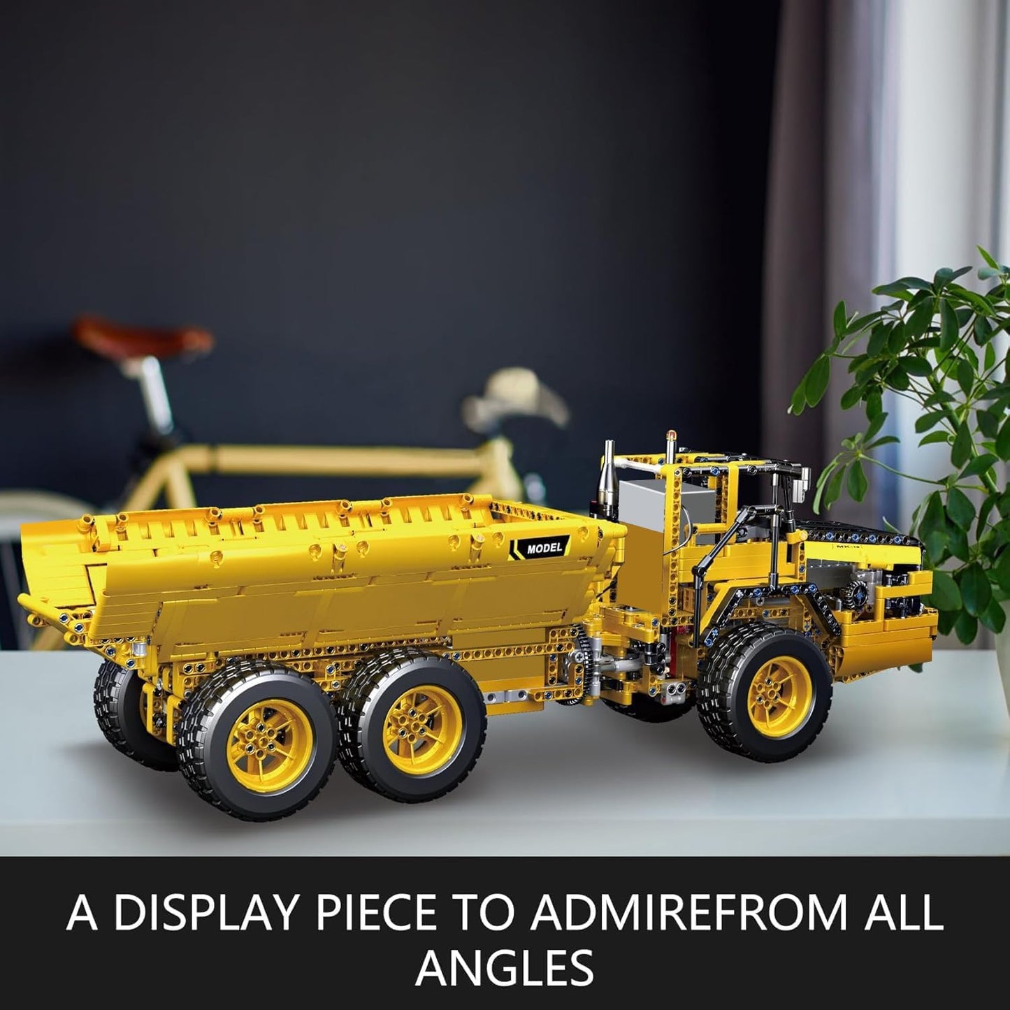 Mould King 17010 Engineering Dump Truck – 1888-Piece RC Building Kit