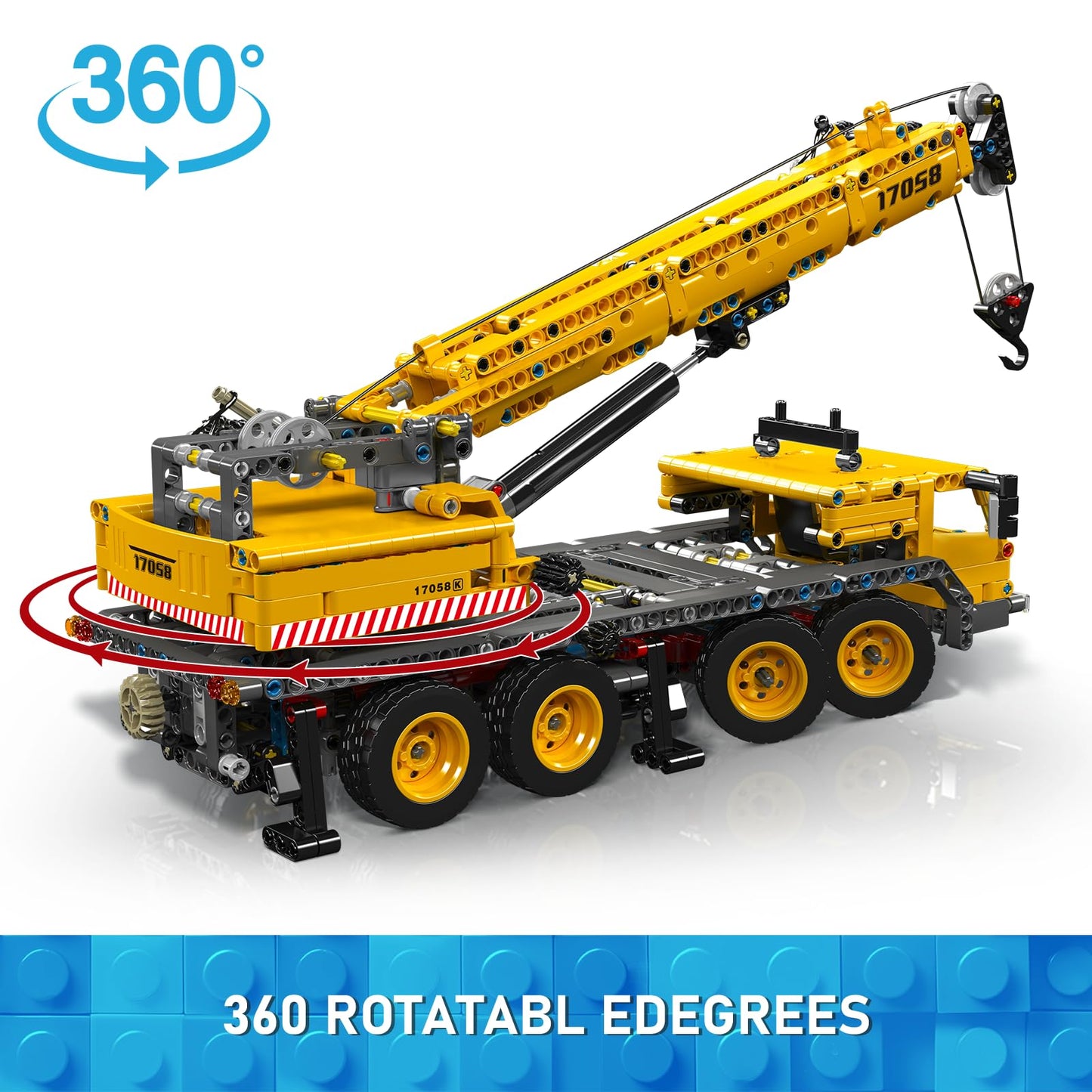 Mould King 17058 City Mobile Crane Truck Building Set – 997 Pieces