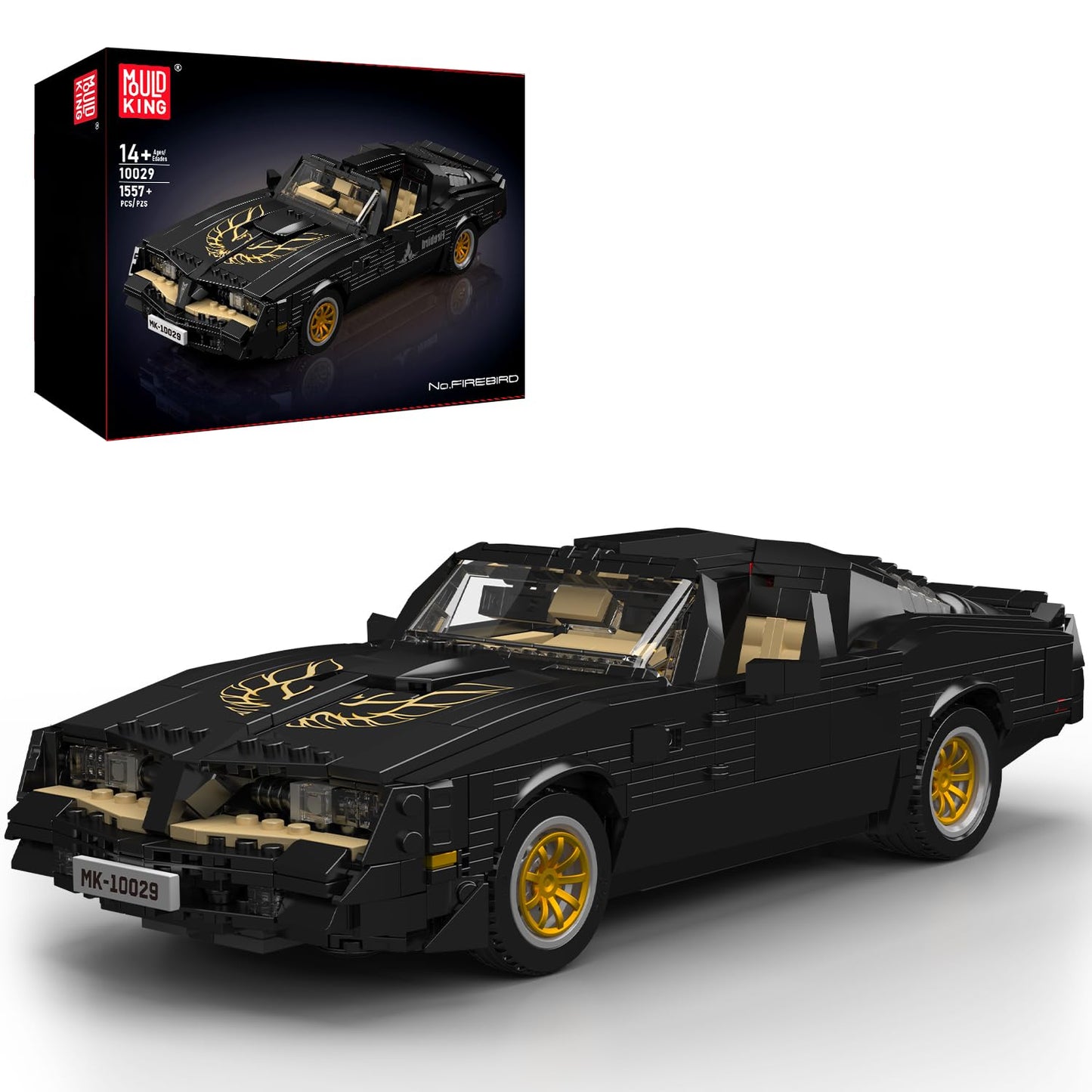 Mould King Classic Supercar Building Set – 1557 PCS STEM Car Kit for Teens & Adults