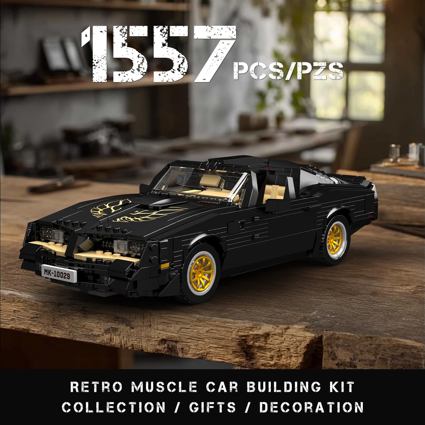 Mould King Classic Supercar Building Set – 1557 PCS STEM Car Kit for Teens & Adults