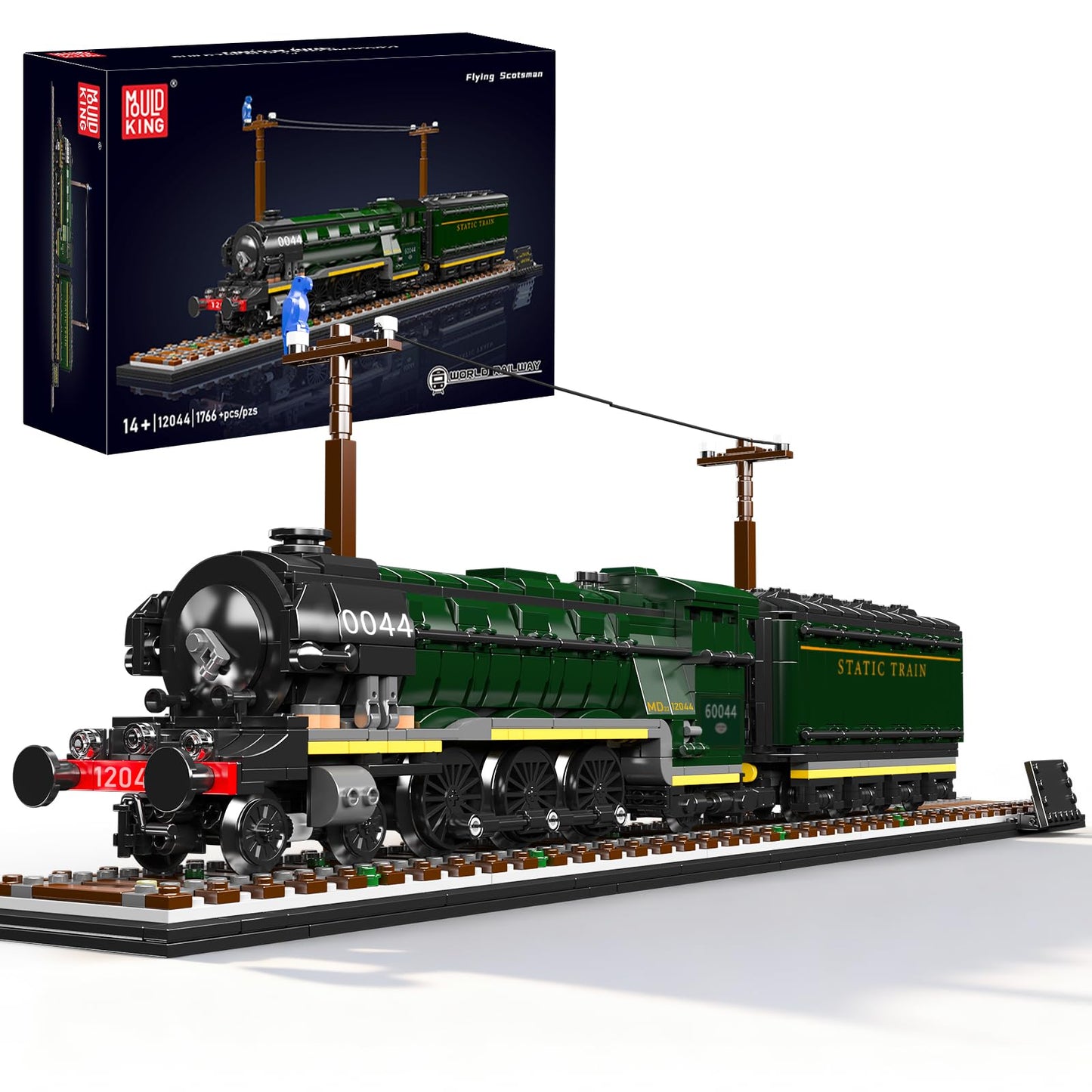 Mould King Flying Scotsman Locomotive Model – 1766+ Pieces for Collectors