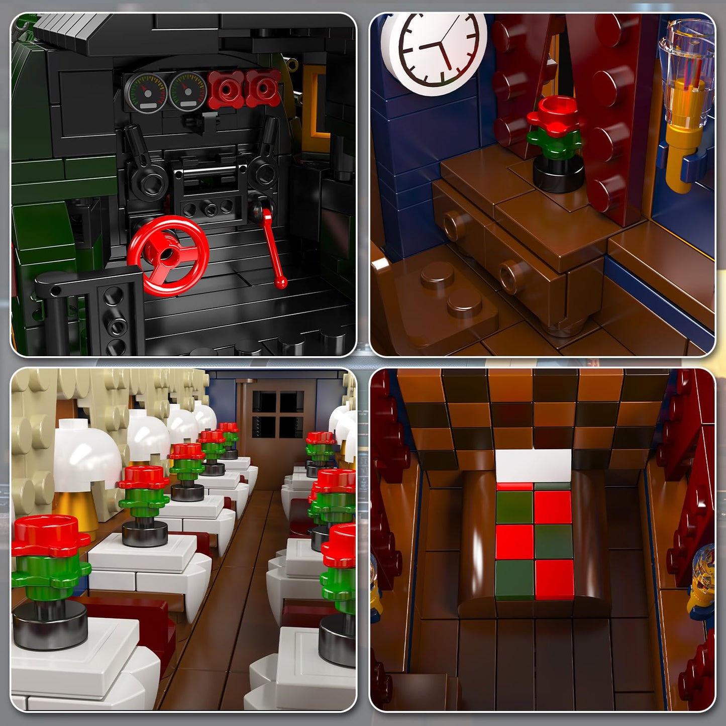 Mould King Orient Express Train Building Kit – LED Lighting, Remote/App Control (3898 PCS)