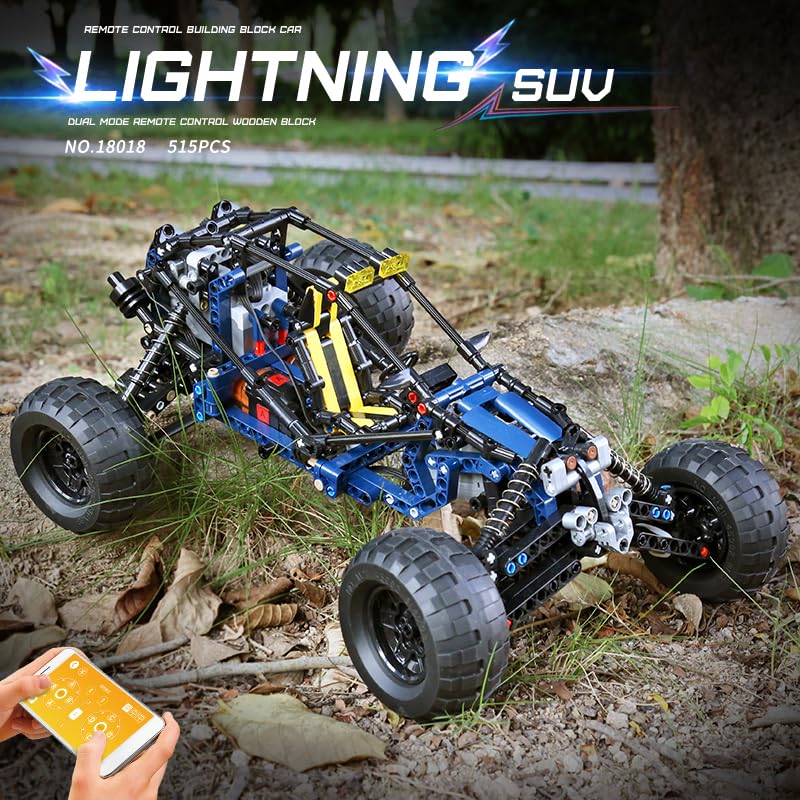 Mould King RC Off-Road Building Car Toys – 515 Pieces, Remote & App Control