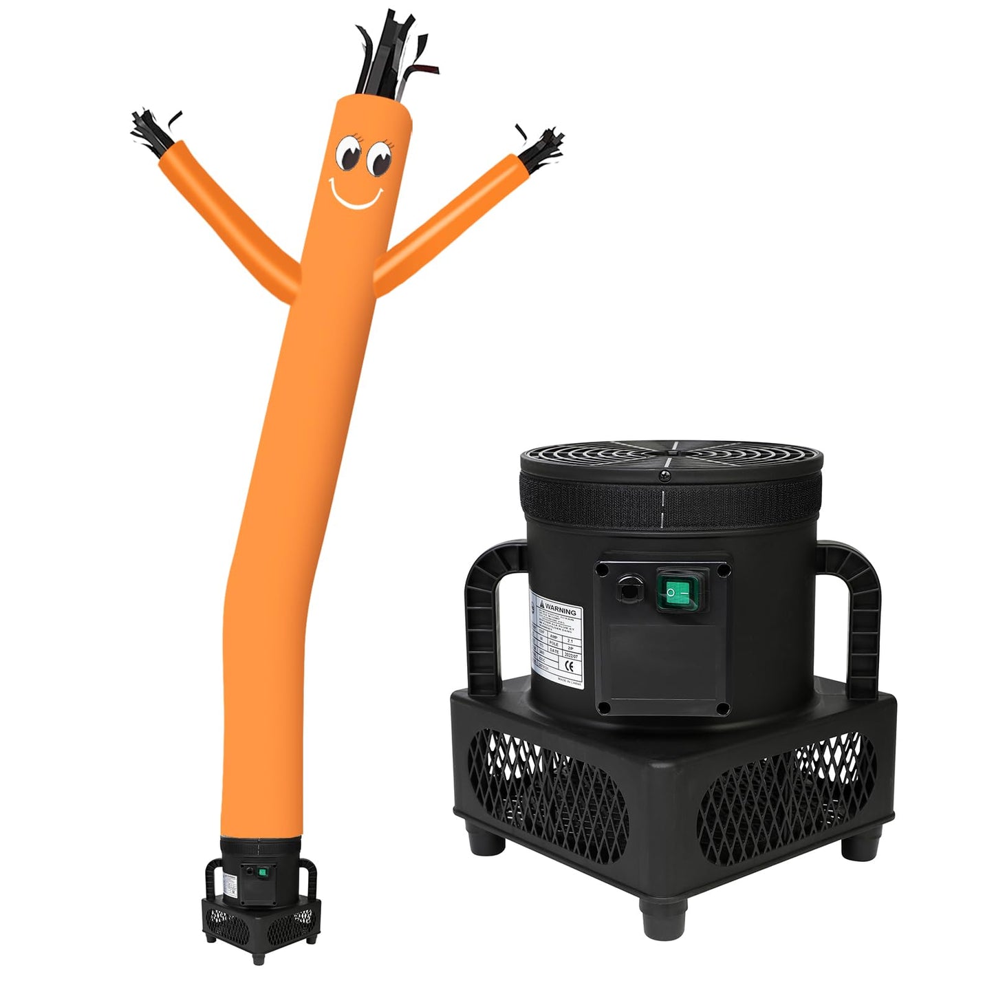 MOUNTO 6FT Fly Puppet Dancer with 1/3hp Blower – Complete Set (Orange)