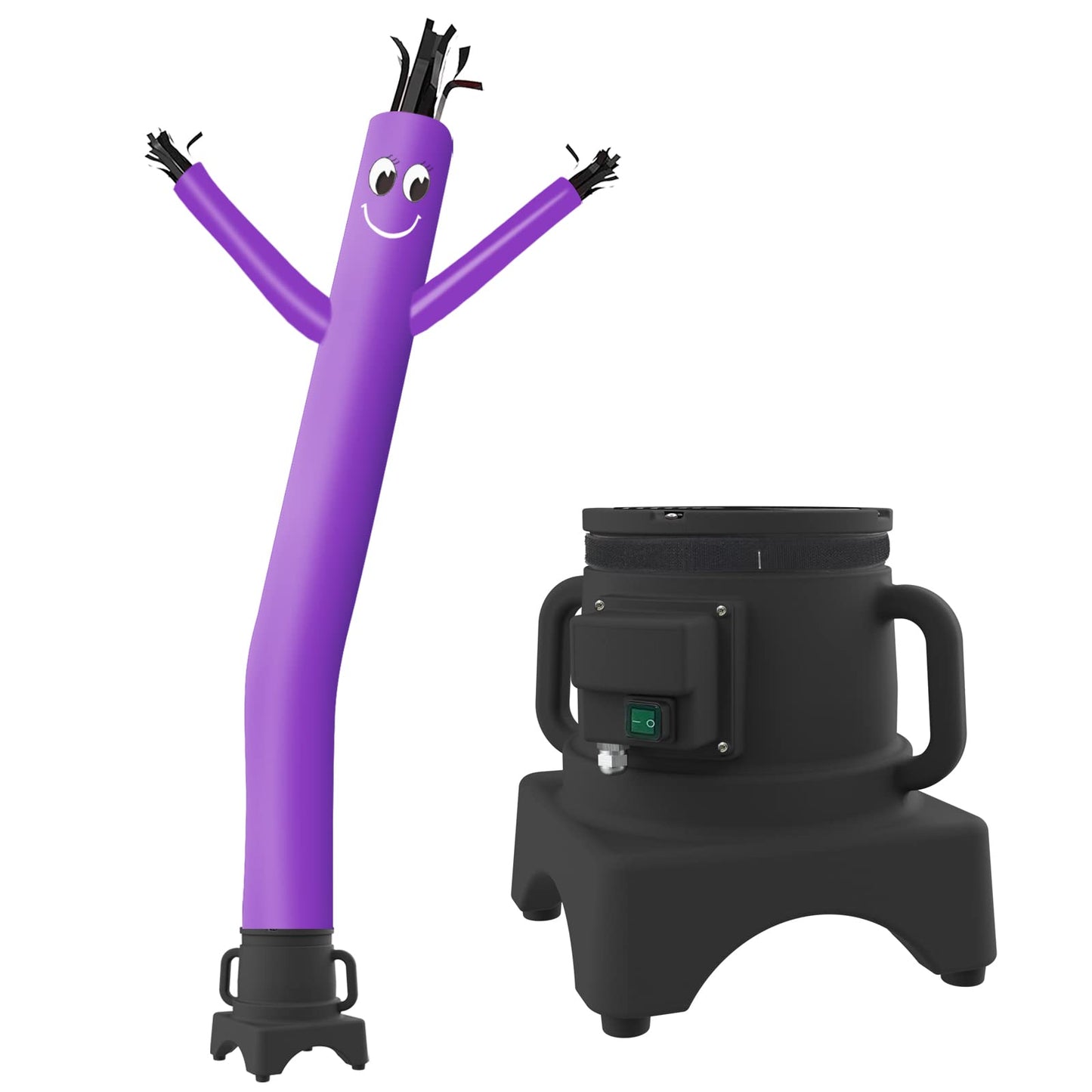MOUNTO 8FT Fly Puppet Dancer Complete Set with 1/3HP Blower - Purple