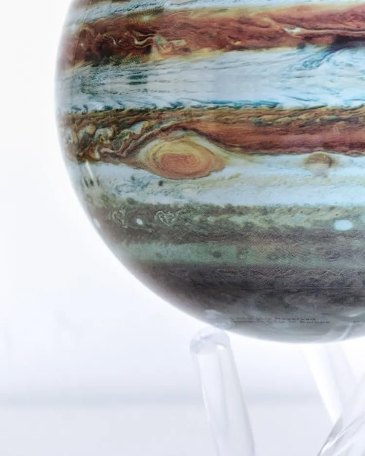 MOVA Jupiter Globe 4.5-inch – Solar-Powered Floating Planet Display for Desk
