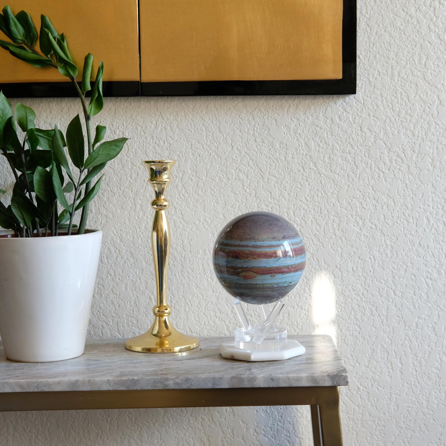 MOVA Jupiter Globe 4.5-inch – Solar-Powered Floating Planet Display for Desk