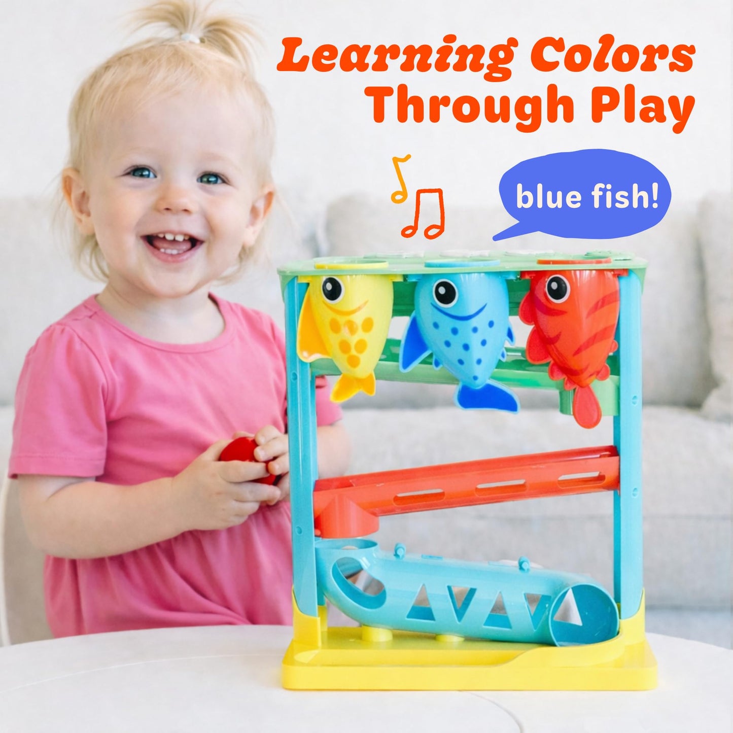Move2Play Feed The Fish | 30+ Songs & Phrases for Babies 6-24 Months