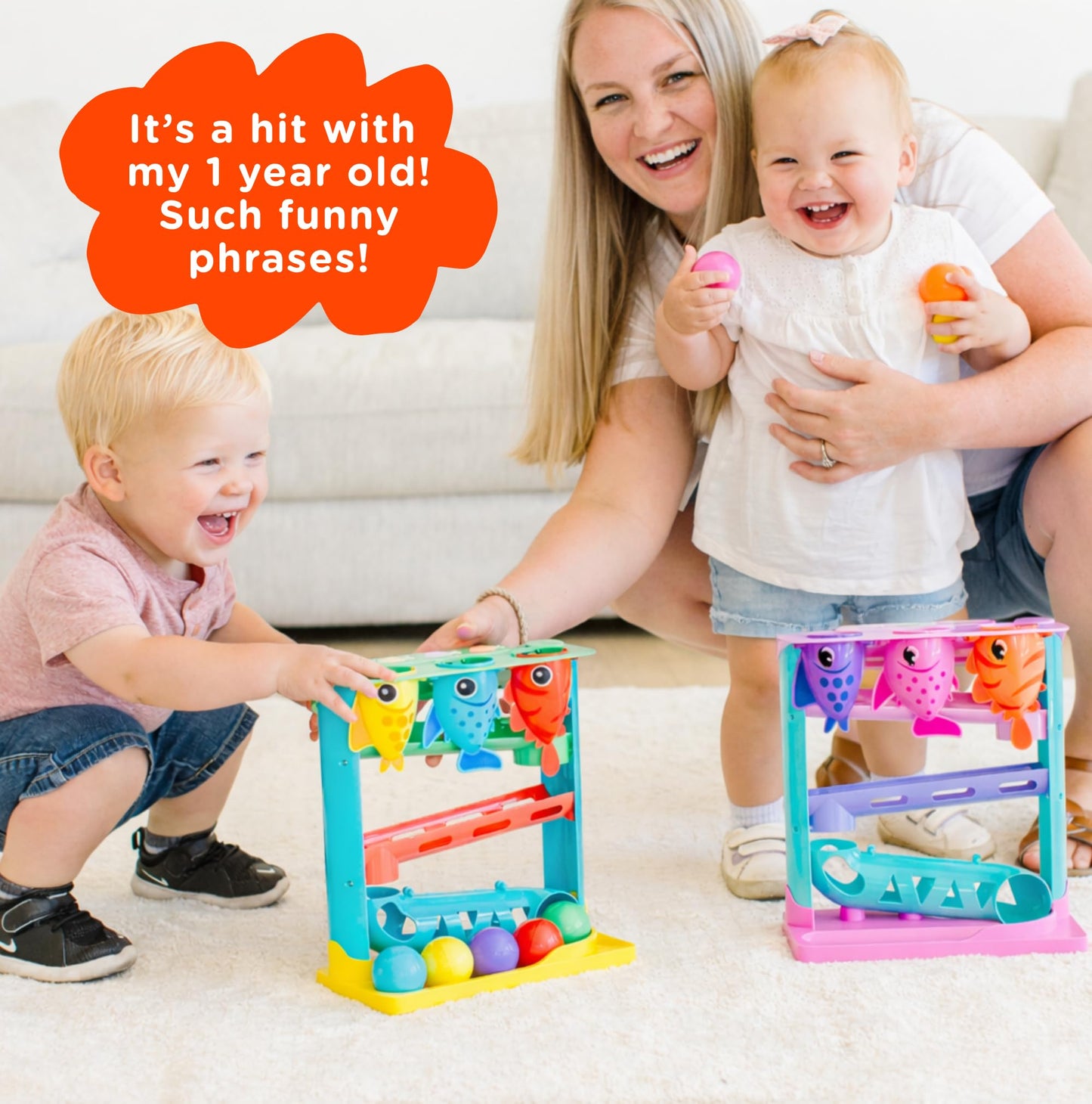 Move2Play Feed The Fish | 30+ Songs & Phrases for Babies 6-24 Months