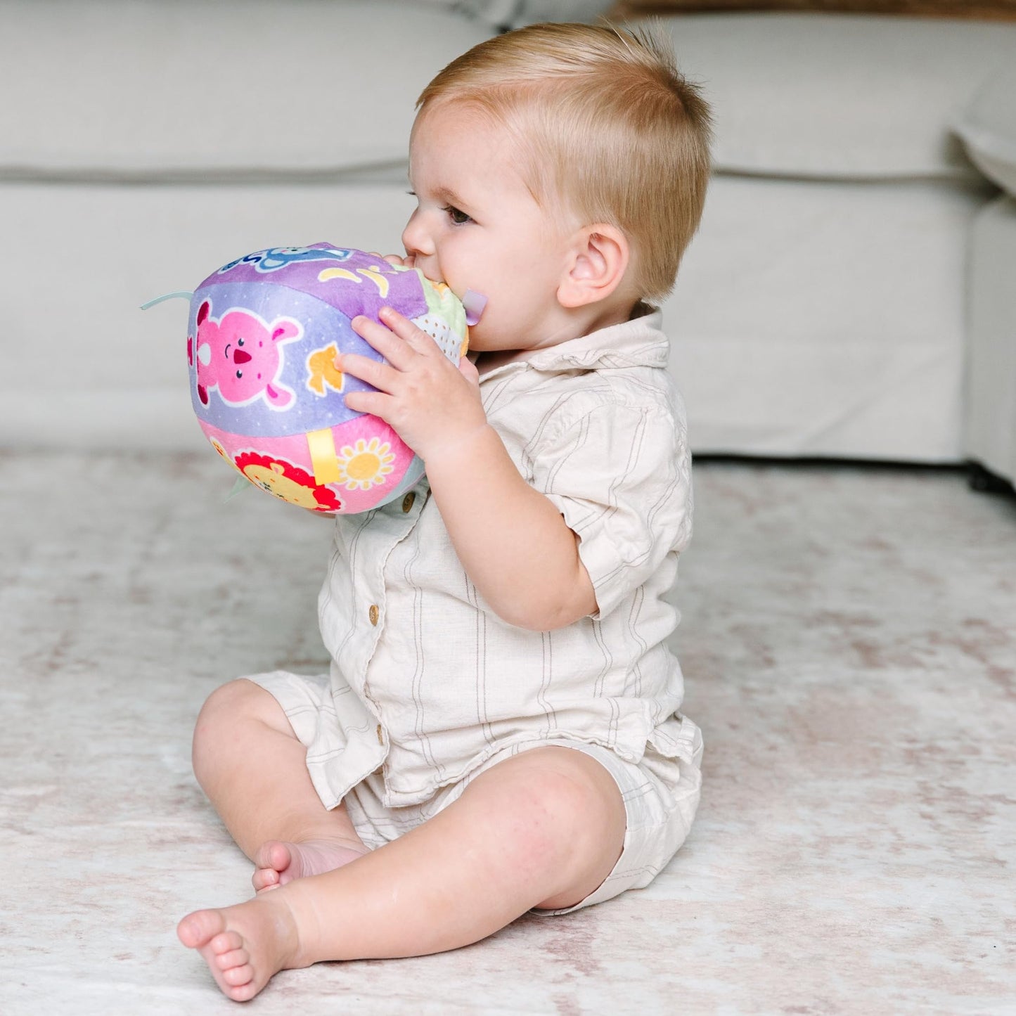 Move2Play Interactive Baby Ball with Music & Sound Effects – First Birthday Gift