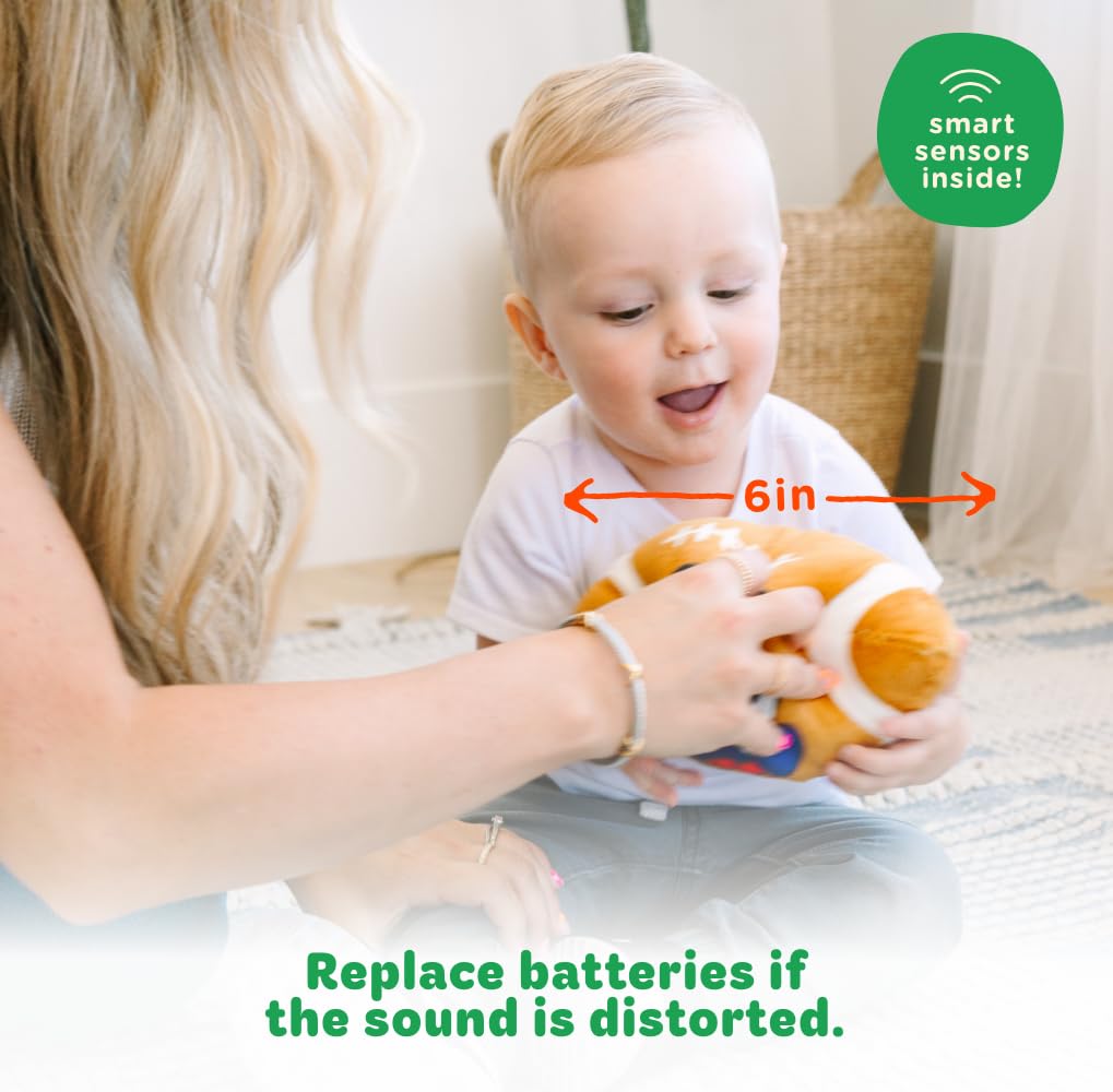 Move2Play Hilariously Interactive Ball for Toddlers – Music, Sound Effects & Sensor Play