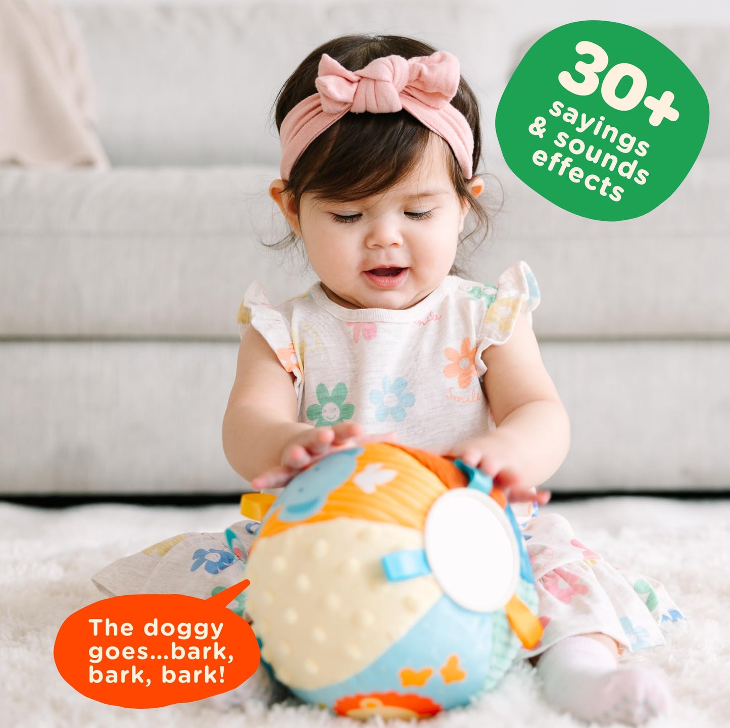 Move2Play: Interactive Toy with Music & Sounds | Toddler Ball for Indoor & Outdoor Play