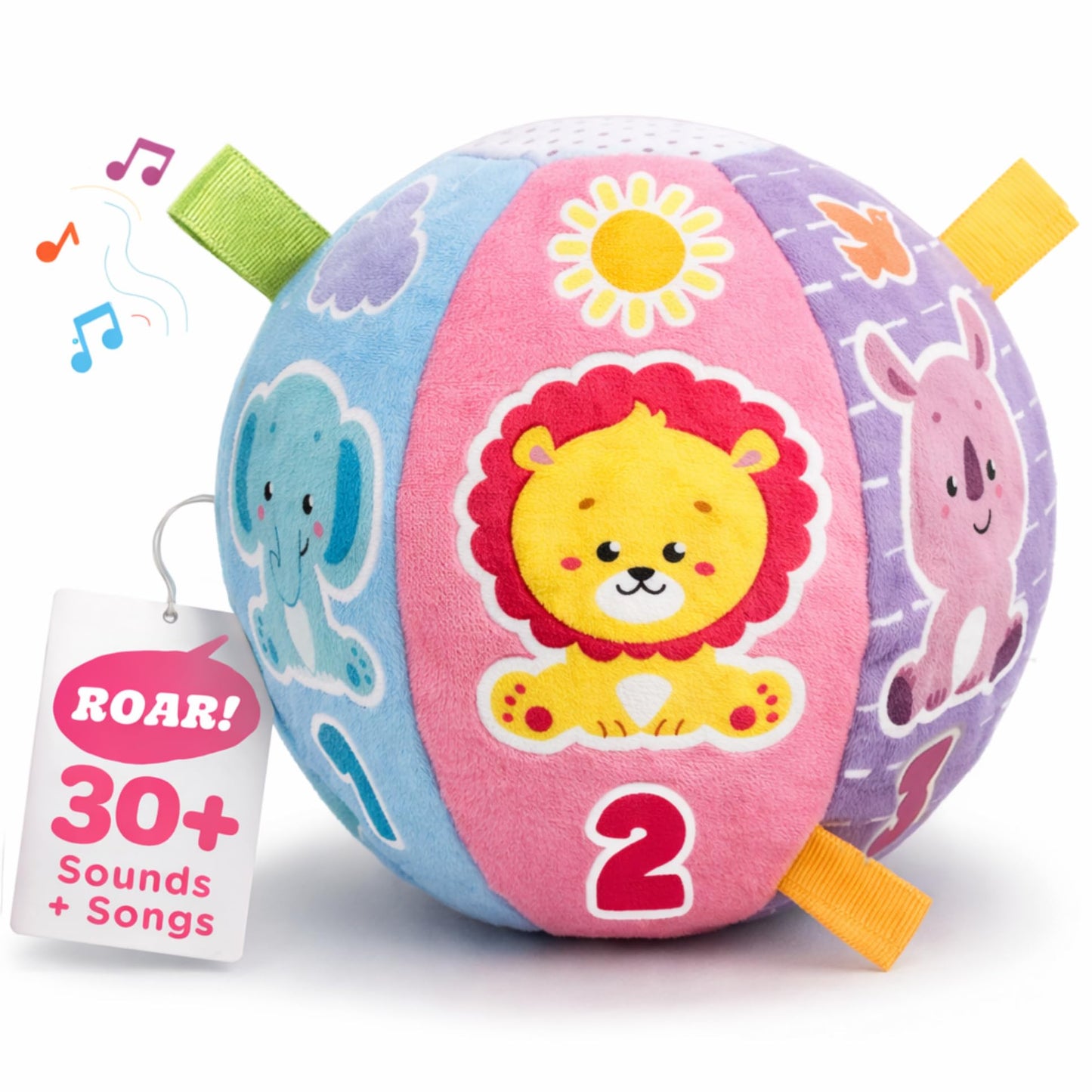 Move2Play Interactive Baby Ball with Music & Sound Effects – First Birthday Gift