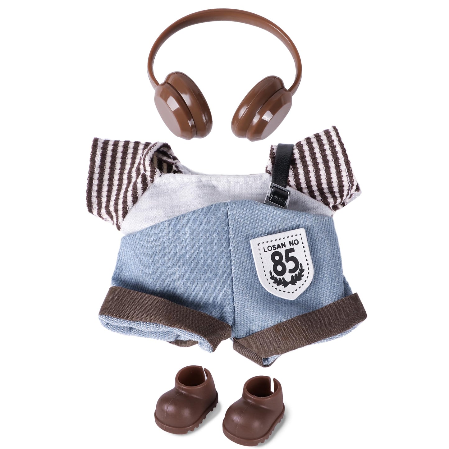 MOVOLIVI 6.7in Doll Outfit Set – 4-Piece Premium Fashion for Collectors (Style B)