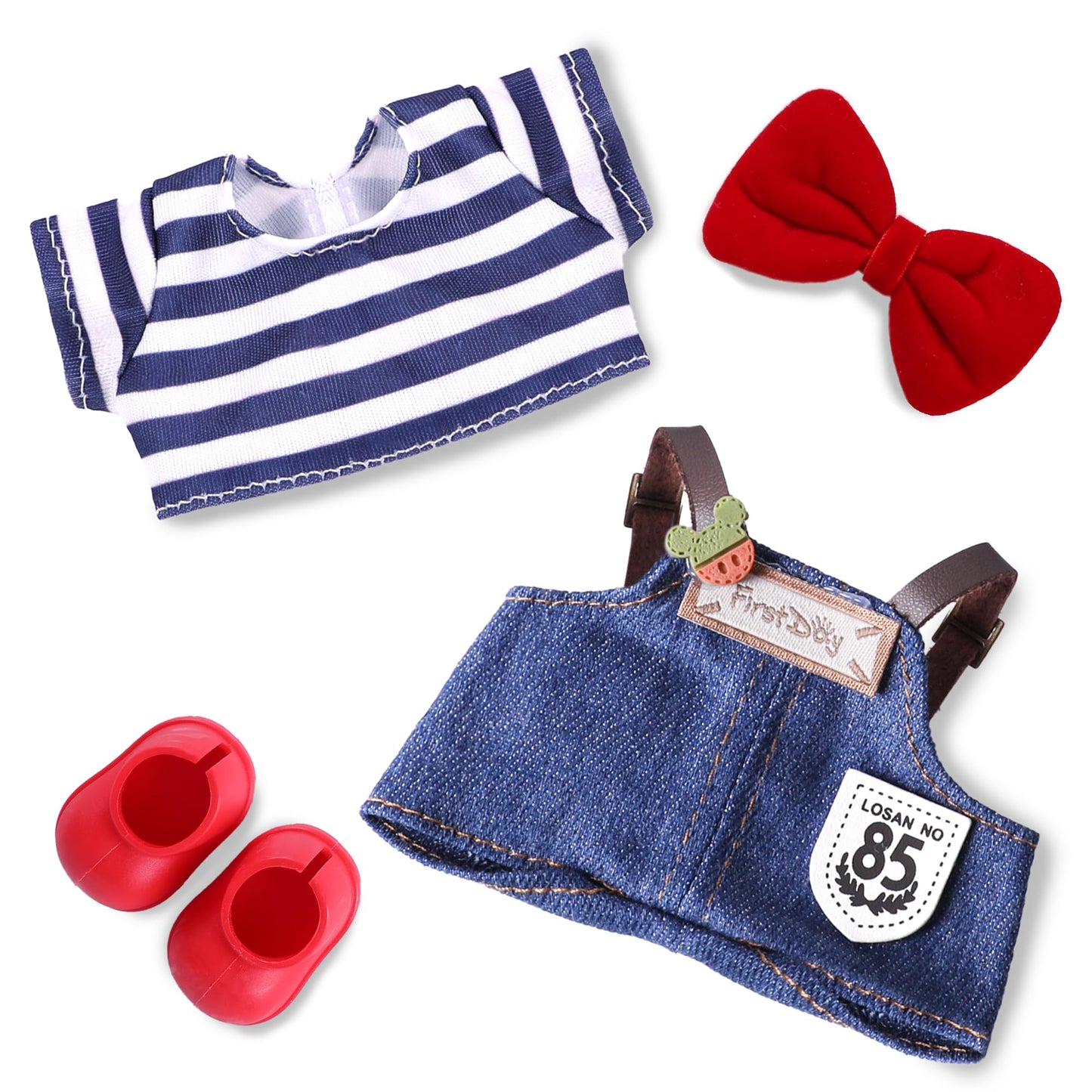 MOVOLIVI 6.7in Doll Outfit Set – 4-Piece Premium Fashion for Collectors