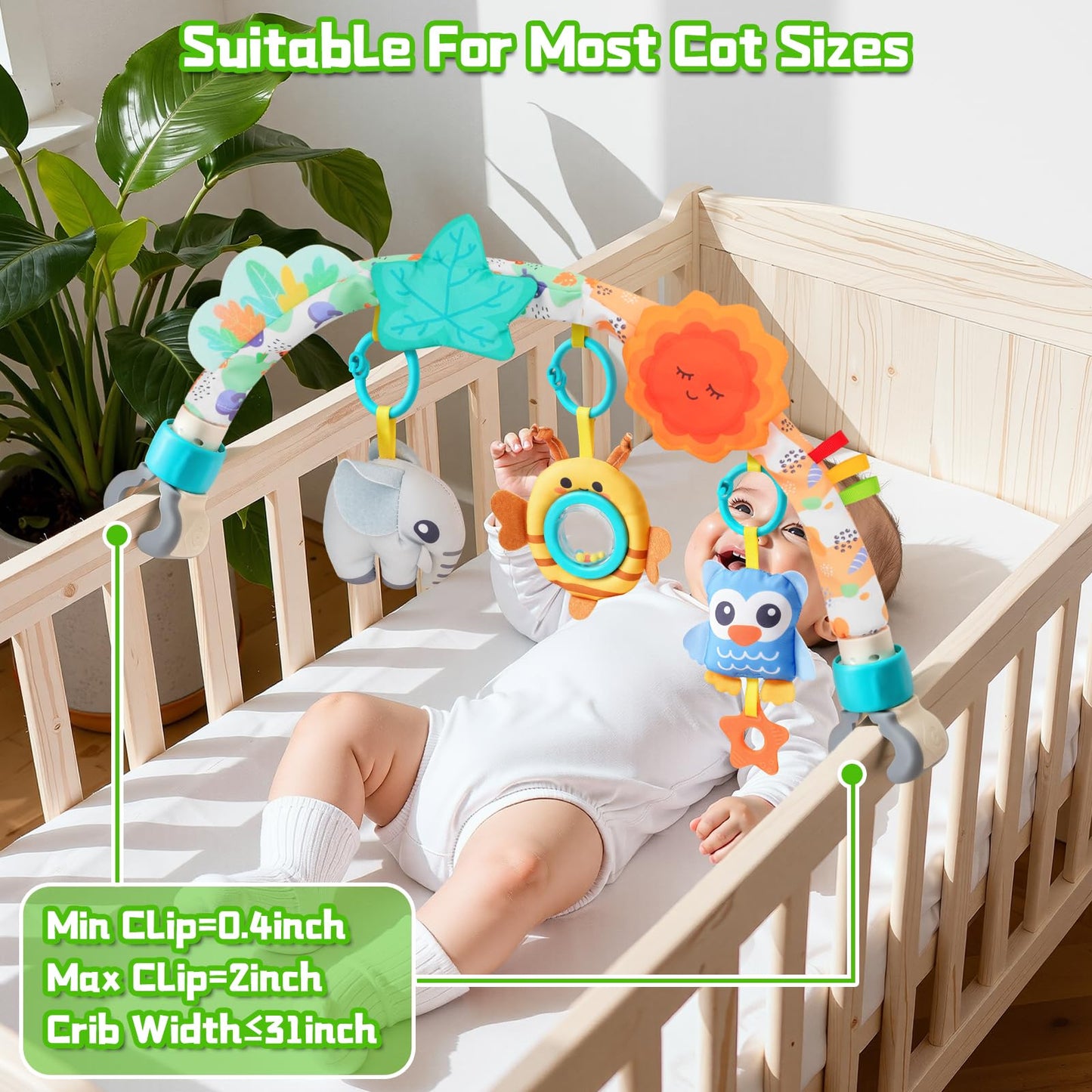 MPQMPQ Car Seat Toys for Babies 0-6 Months – Arch Toy Animals