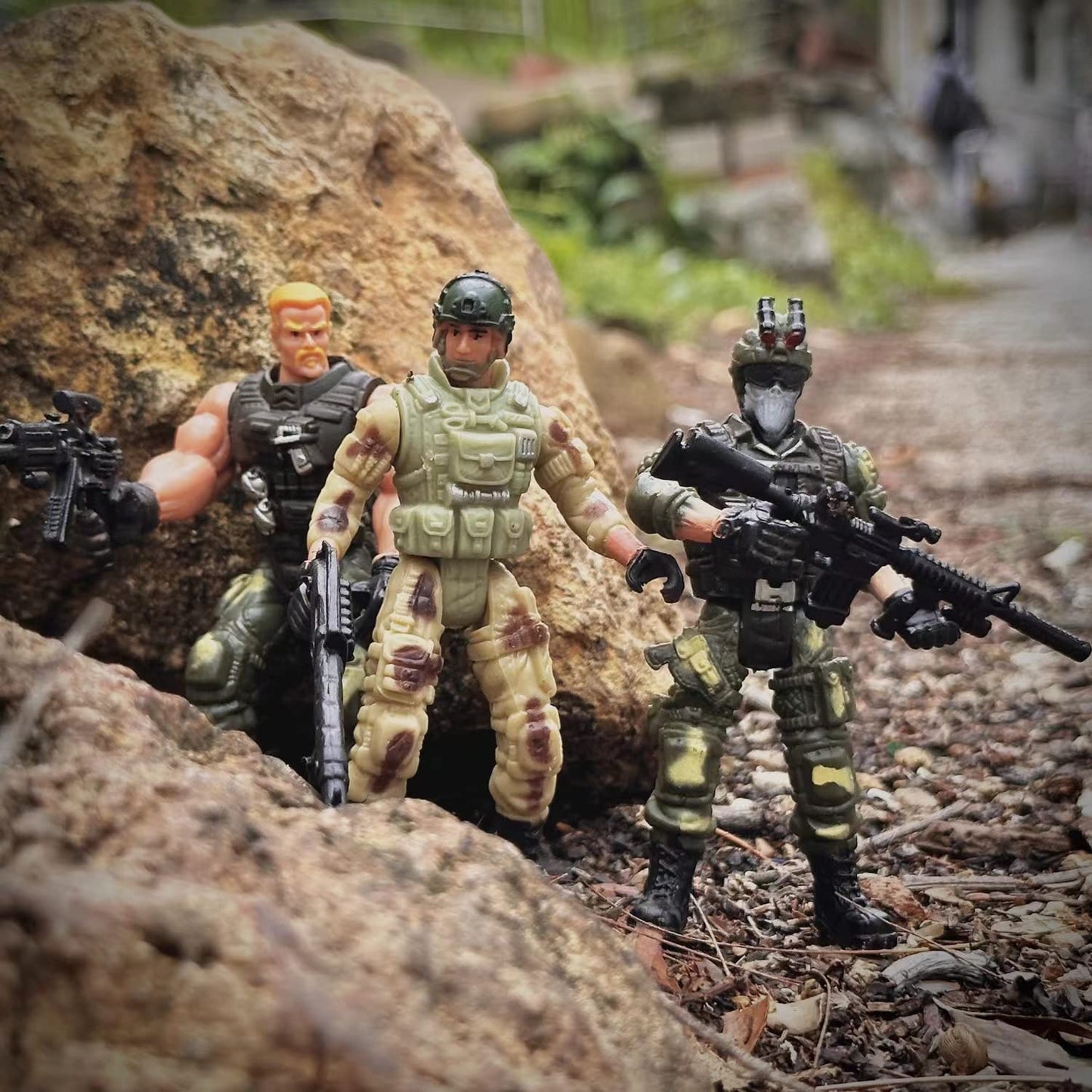 MQSTARSRISE Army Men Action Figures – Poseable 4-Inch Soldier Toys for Boys Aged 4-7