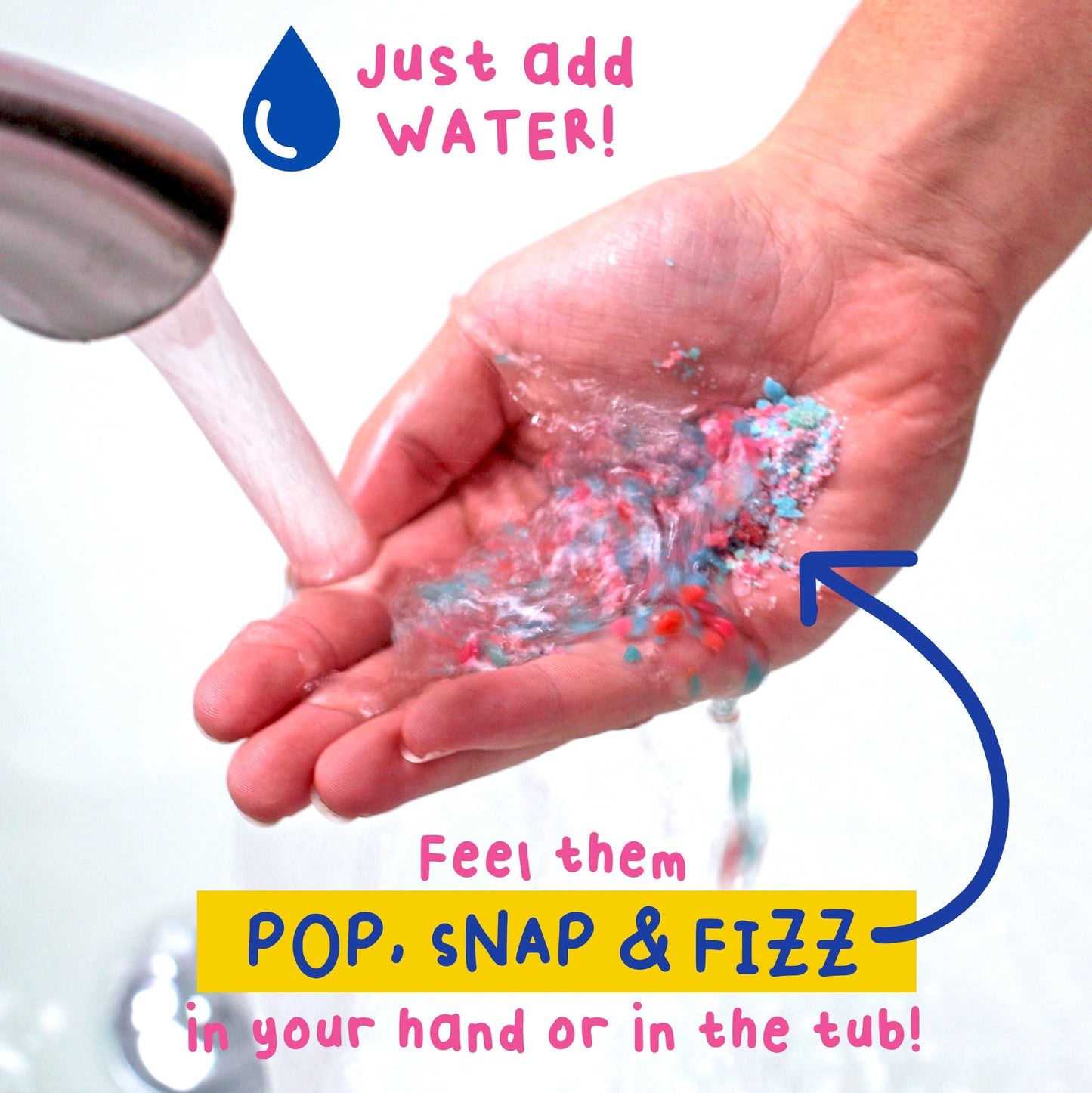 Mr. Bubble Magic Bath Crackles – Colorful Fizz & Pops, 12-Pack