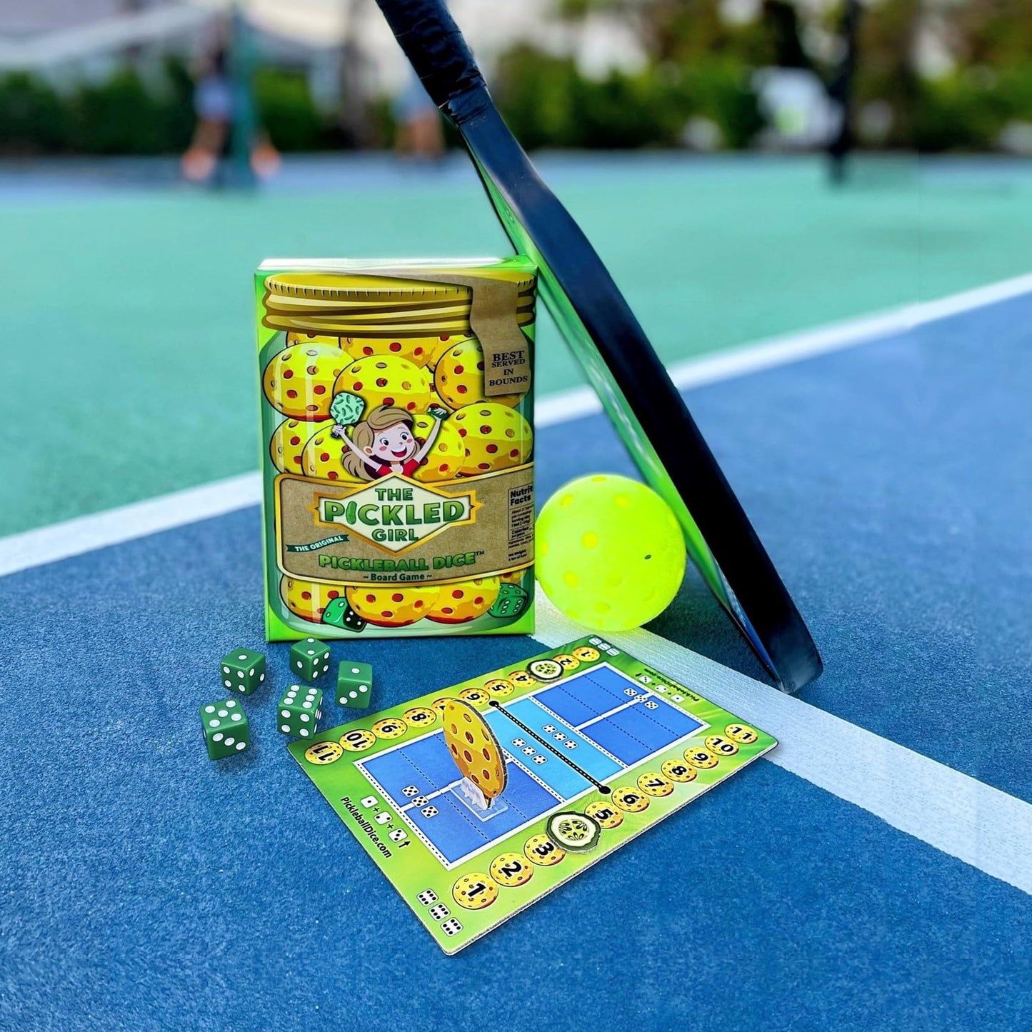 Mr GameShow Pickleball Dice – The Tabletop Strategy Game for Families & Fans
