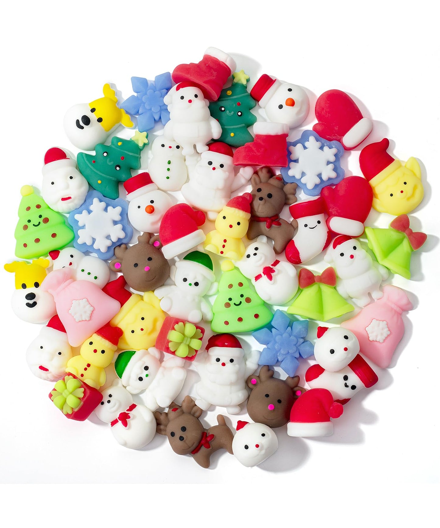 Mr. Pen Christmas Squishy Toys - 48-Piece Holiday Squishies for Kids