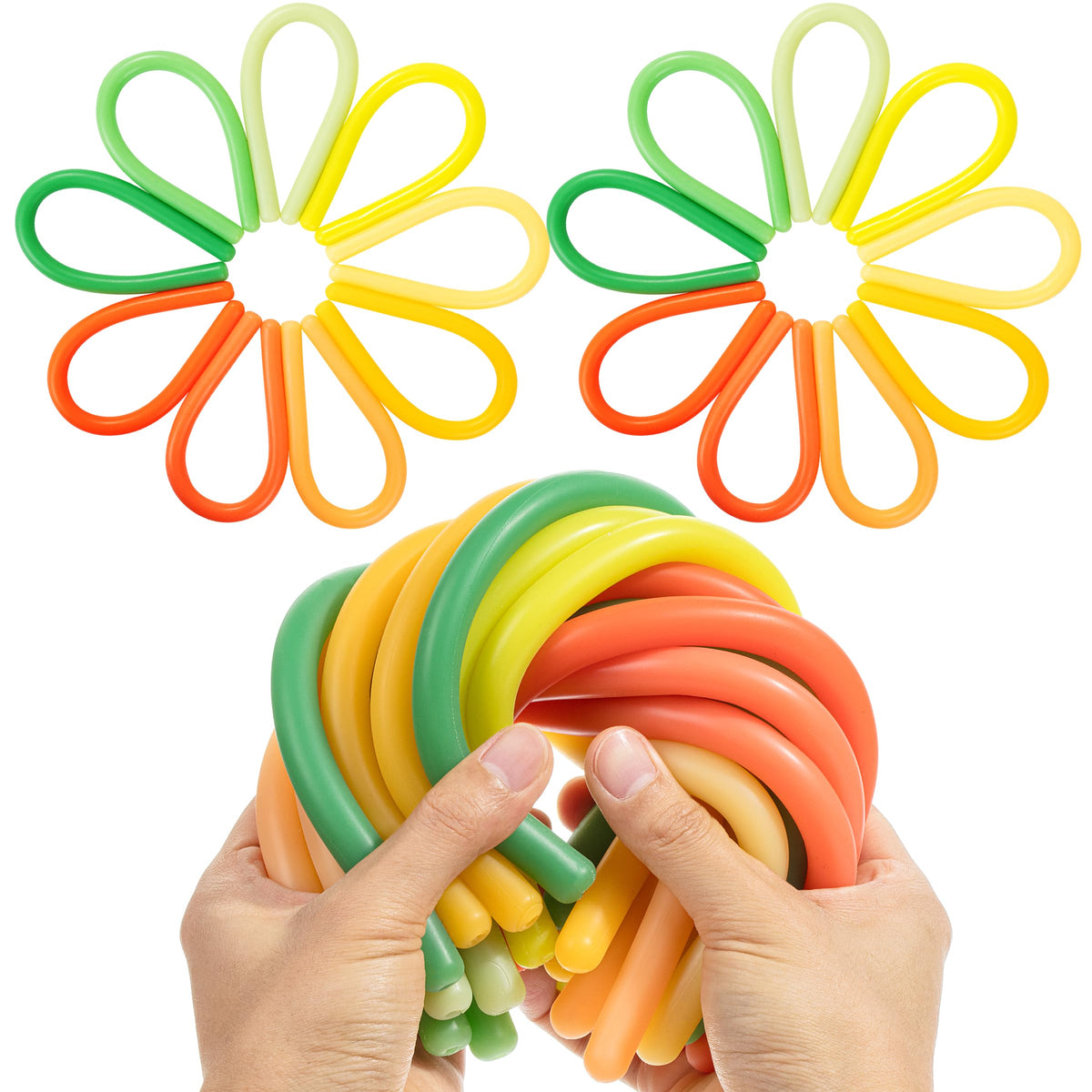 Mr. Pen Monkey Noodle Fidget Toy – 18 Pack, Colorful, High Elasticity, Non-Toxic