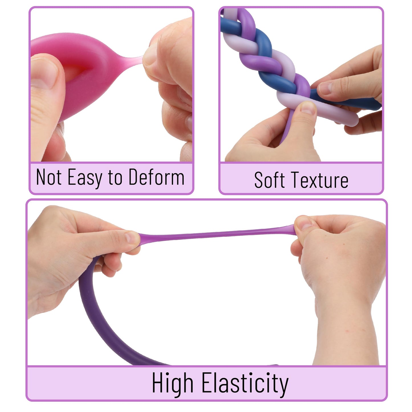 Mr. Pen Monkey Noodle Fidget Toy – 18 Pack, Colorful, Durable, 5 ft Stretch