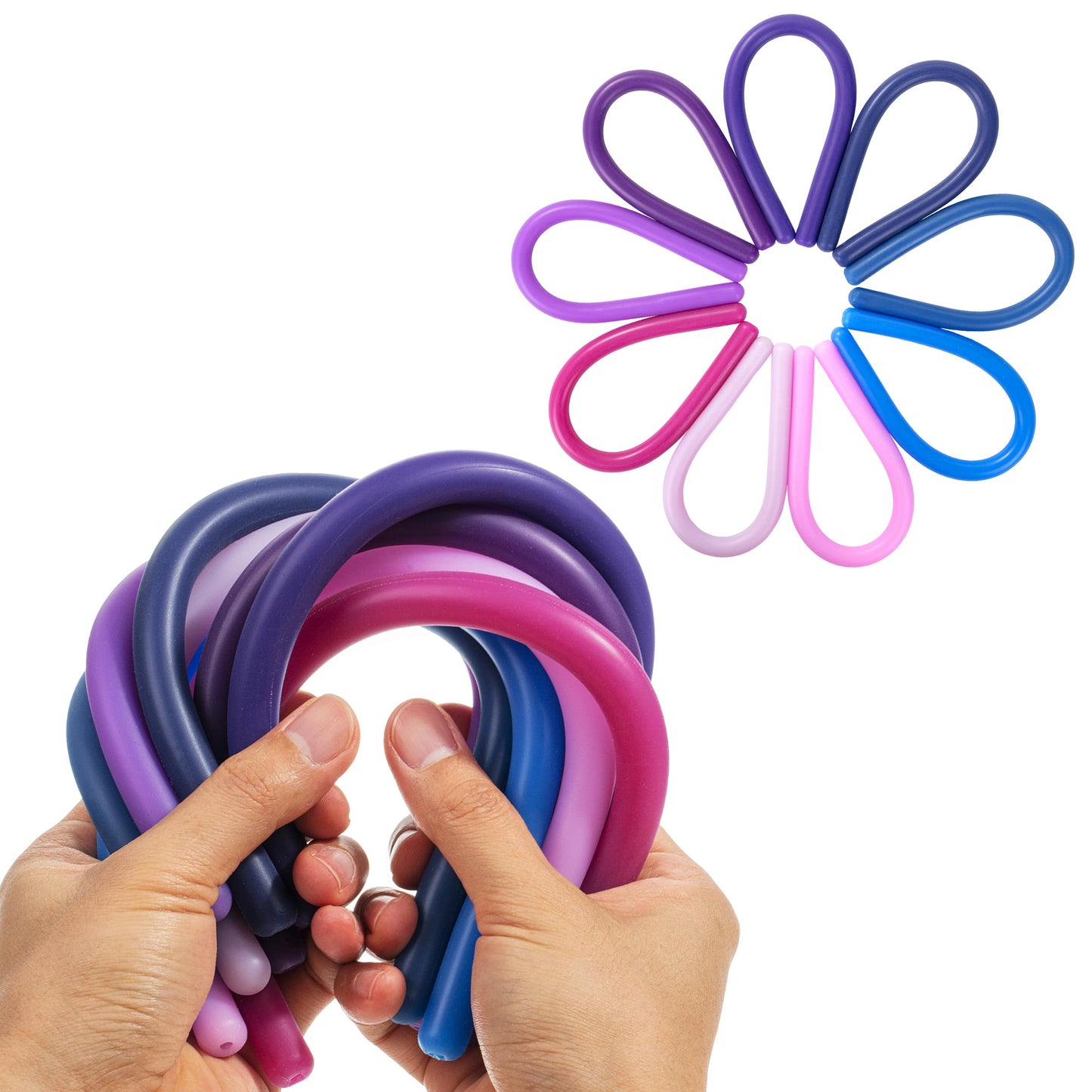 Mr. Pen Monkey Noodles Fidget Toy – 9 Pack, Magic Castle Theme, Non-Toxic Silicone, Stretchy Sensory Strings