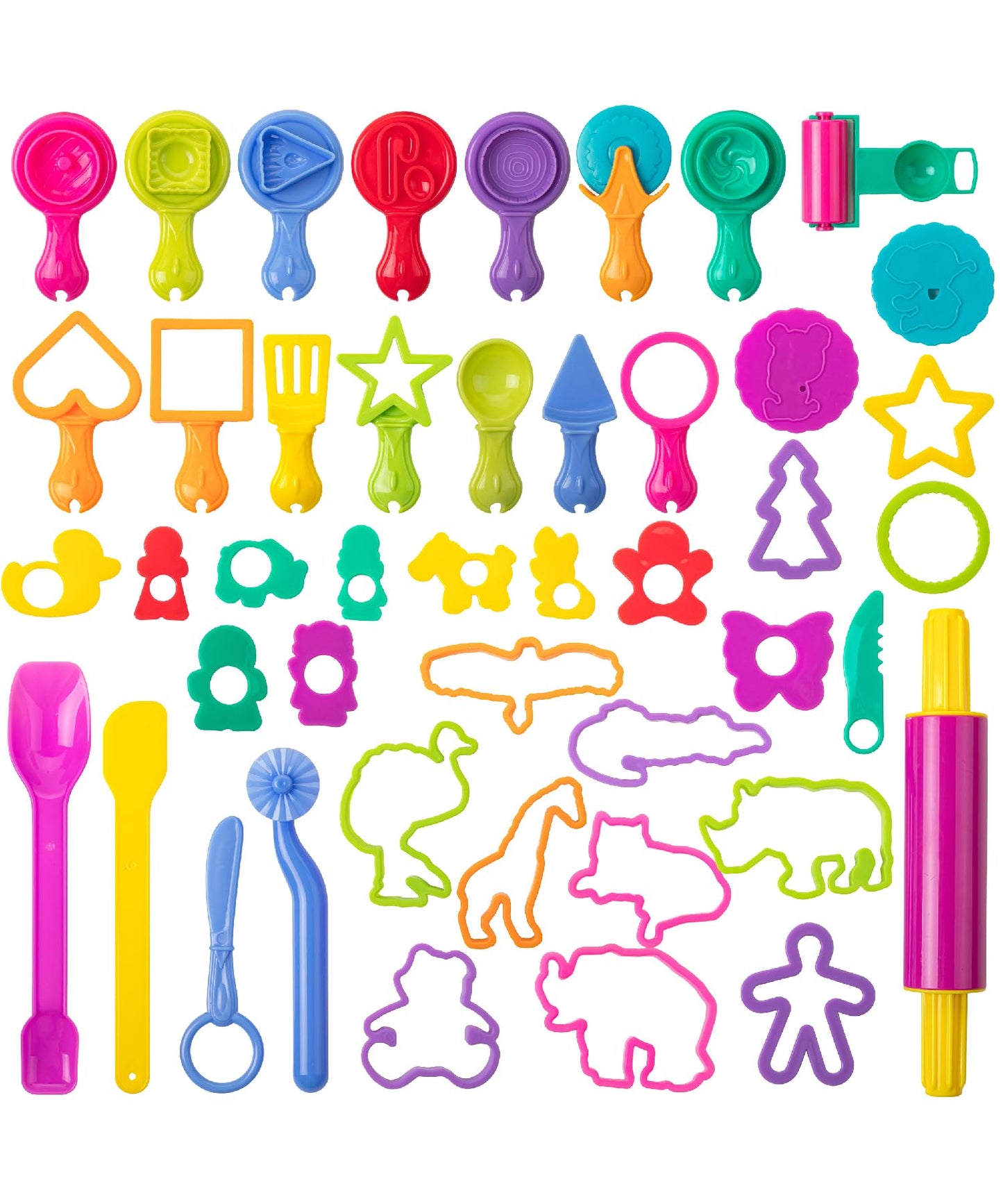 Mr. Pen Play Dough Tools Kit — 45-Piece Set for Kids, Non-Toxic & Washable