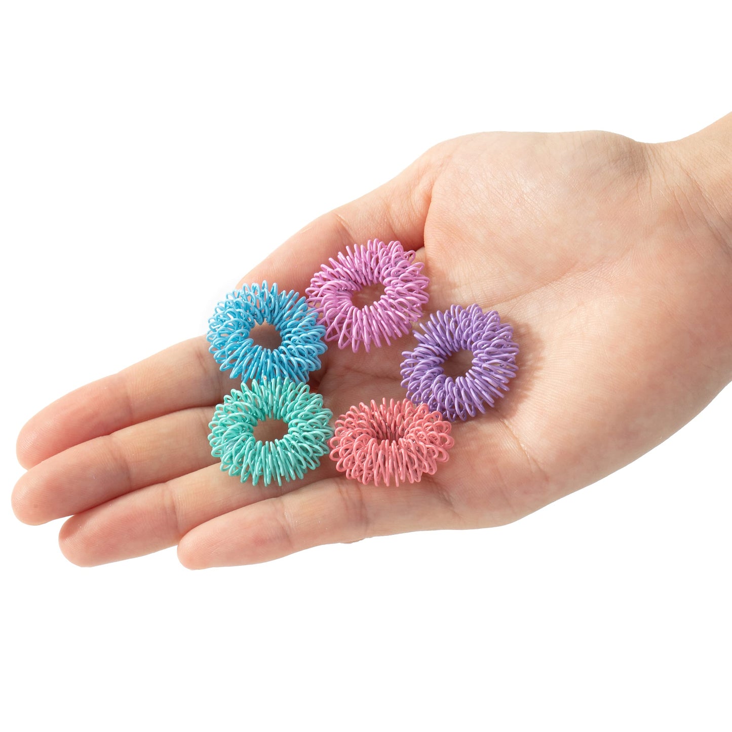 Mr. Pen Spiky Sensory Rings – 10 Pack, Pastel Colors | Fidget Rings for Focus