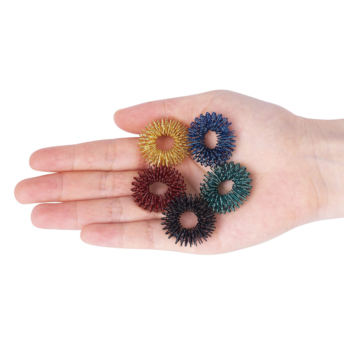 Mr. Pen Spiky Sensory Rings – 10 Pack Fidget Rings for Stress Relief & Focus
