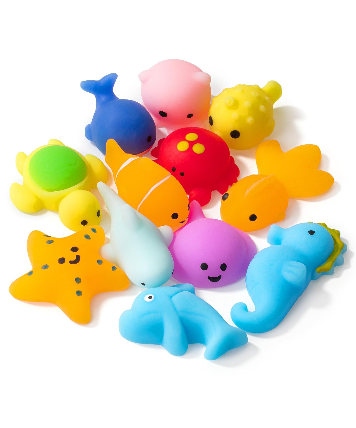 Mr. Pen Squishy Toys Set — 12 Pcs Sea Creature Fidget Toys for Kids | Mini Squishies & Party Favors