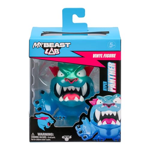MrBeast Lab Hyper Panther Vinyl Figure – 3.5 Inches Tall, Premium Display Box, 4 to Collect