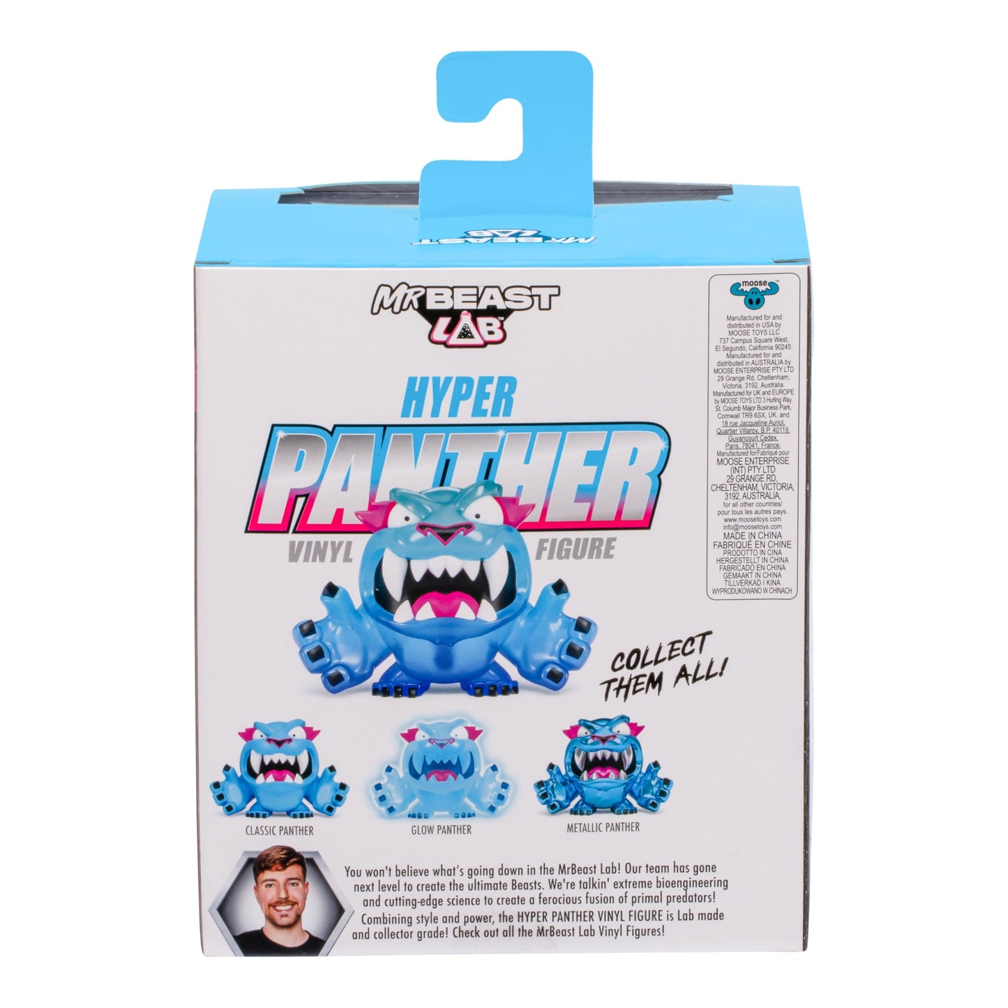 MrBeast Lab Hyper Panther Vinyl Figure – 3.5 Inches Tall, Premium Display Box, 4 to Collect
